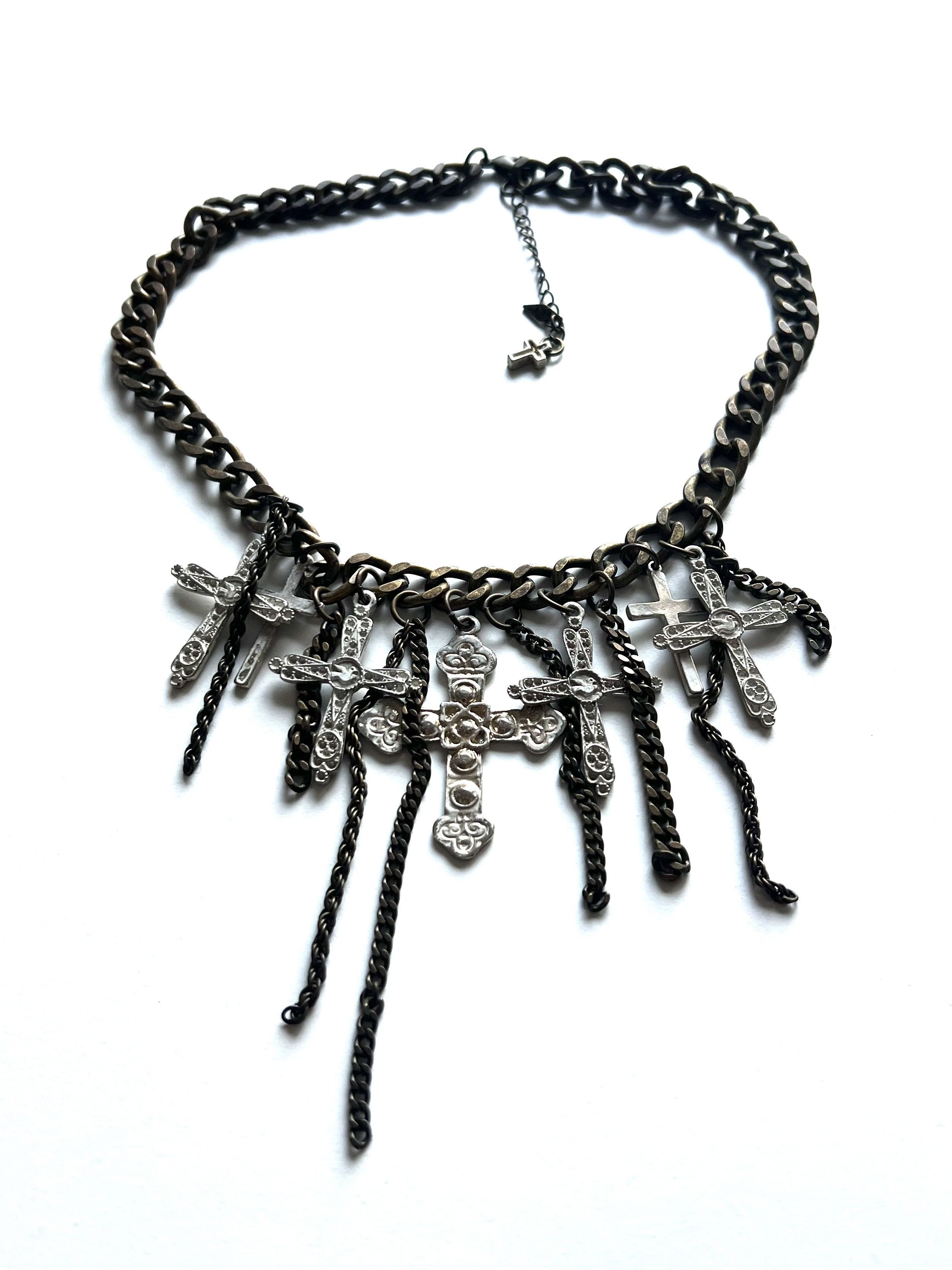 If Six Was Nine × Japanese Brand × KMRii Vintage Japanese multi-cross punk necklace Size ONE SIZE - 5 Thumbnail