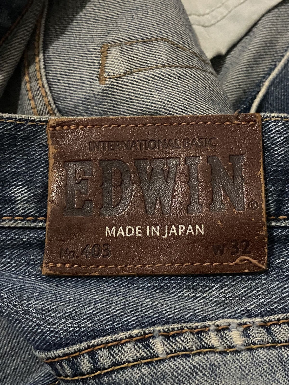 Edwin × Japanese Brand × Vintage Vintage Edwin Japan Rust Faded Boyfriend Jeans Denim Size US 34 / EU 50 - 15 Thumbnail