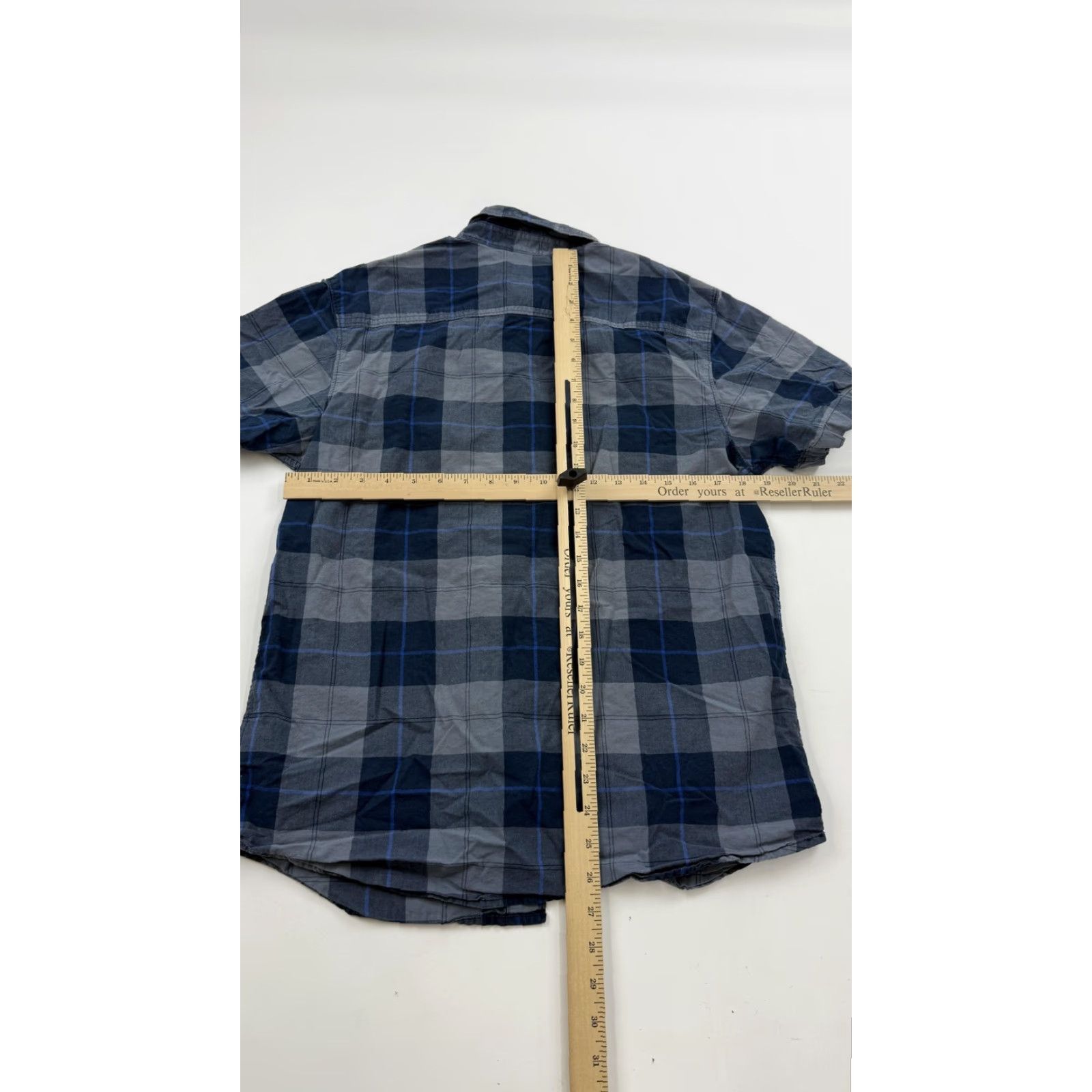 Vintage VINTAGE Columbia Shirt Mens Small Blue Gray Plaid Short Sleeve Button Cotton Outdoor Size US S / EU 44-46 / 1 - 7 Thumbnail