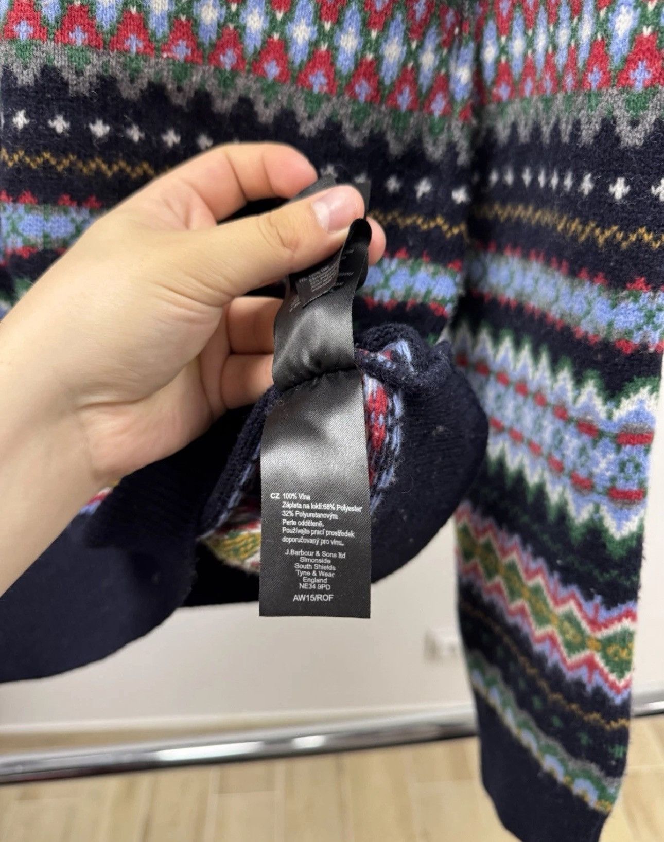 Barbour × Vintage Barbour Beacon Brand Sweater 100% Wool Crew Neck Jumper Size US S / EU 44-46 / 1 - 9 Thumbnail