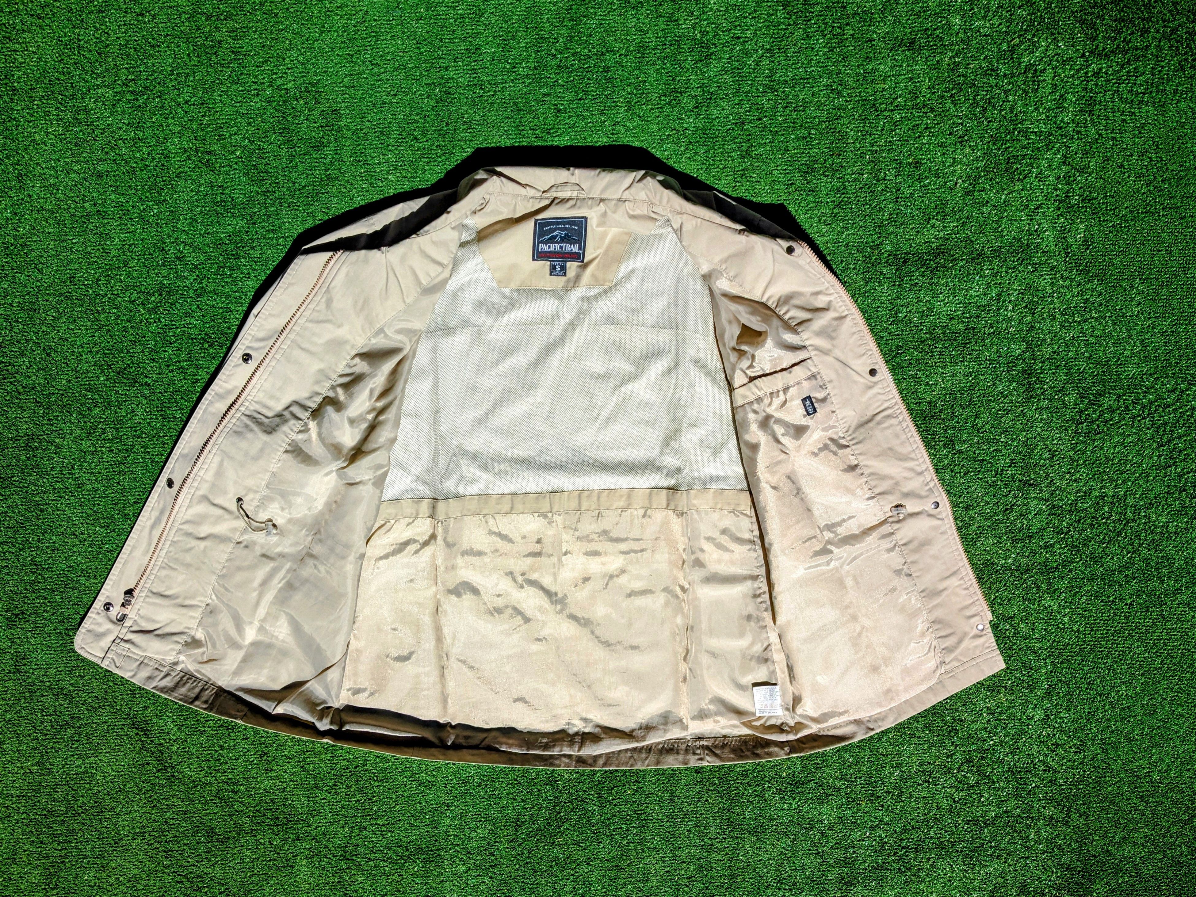 Designer Petite Outdoor Pacific Trail Hiking Rain Wind Jacket Coat Size S / US 4 / IT 40 - 6 Thumbnail