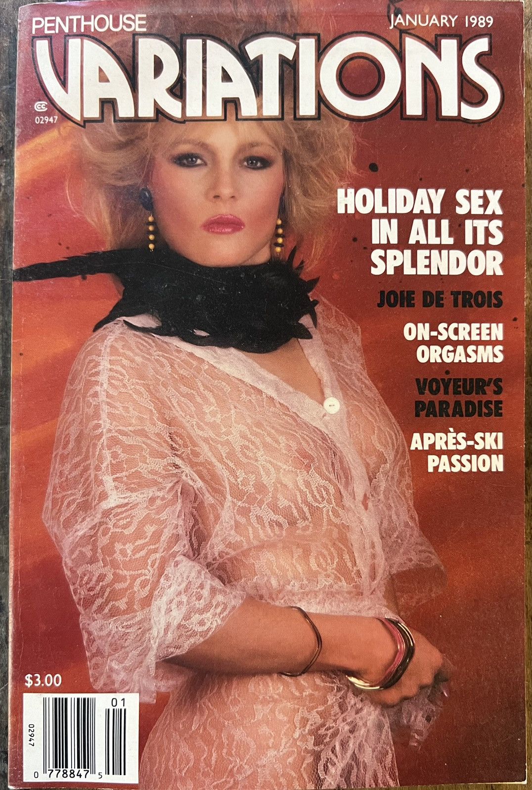 Vintage Penthouse VARIATIONS Magazine for Men - January 1989 Issue Size ONE SIZE - 1 Preview