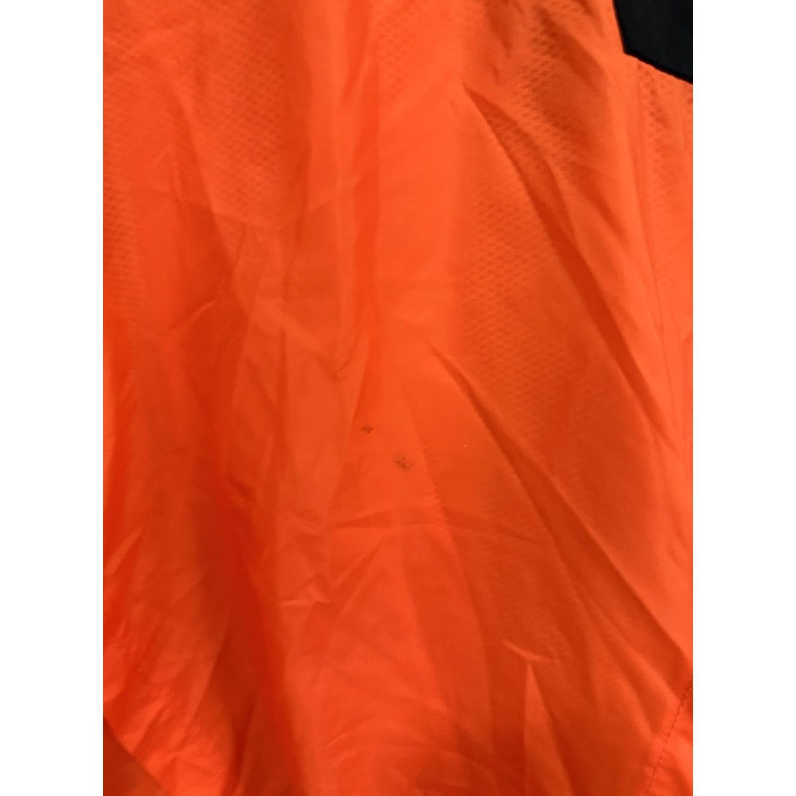 Nike VTG Nike Spellout Swoosh Bold Orange Full Zip Windbreaker Hooded Jacket L Mens Size US L / EU 52-54 / 3 - 6 Thumbnail