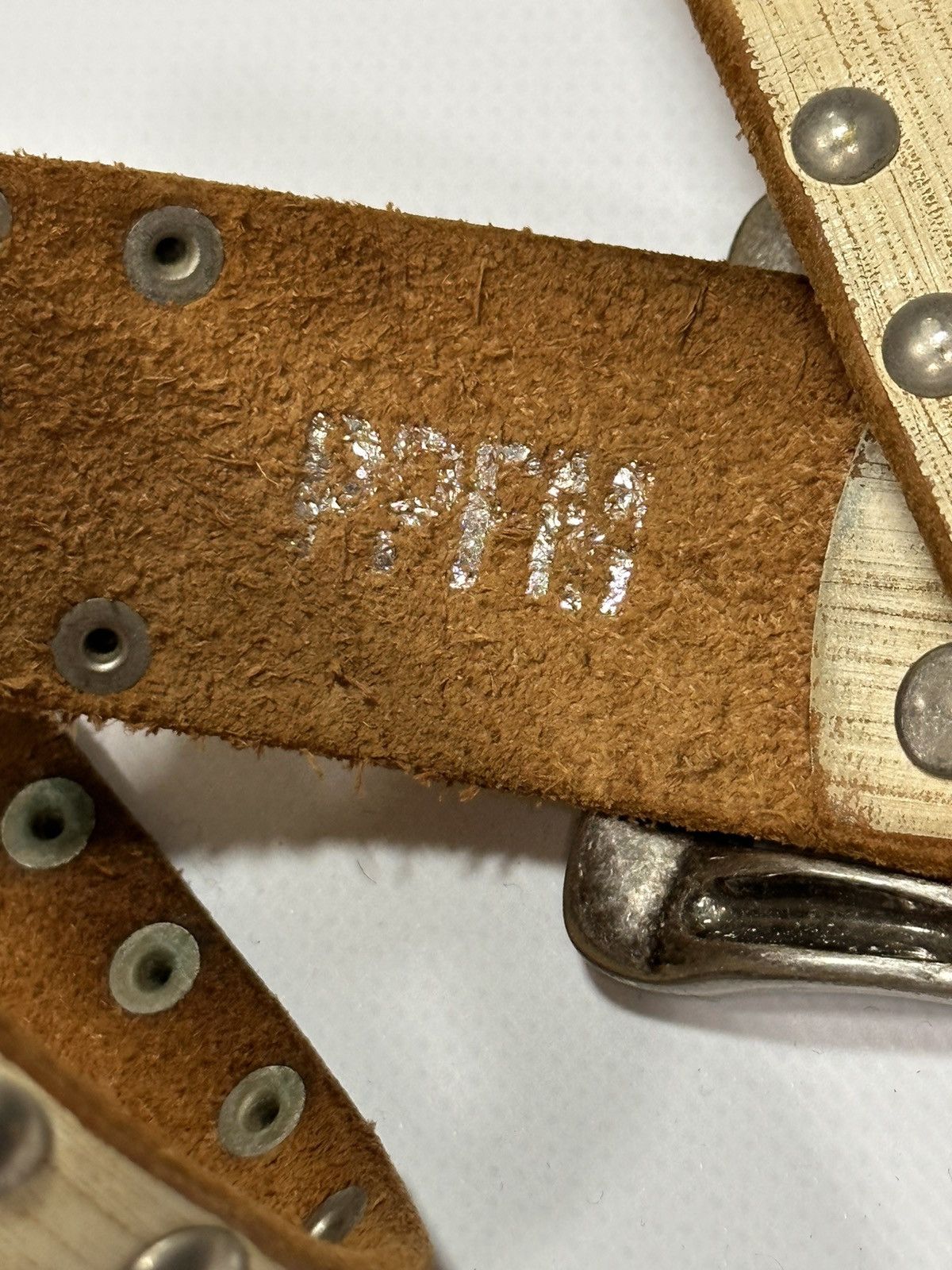 Other 00’s PPFM vintage Japan Multi-Holes Y2k Belt Size ONE SIZE - 5 Thumbnail