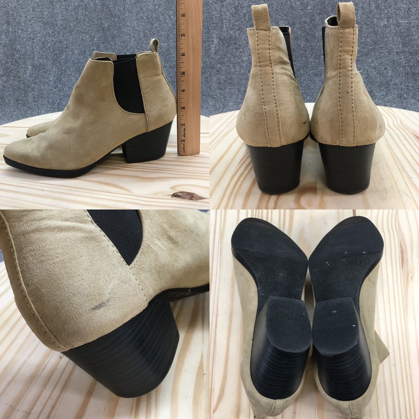 Old Navy Old Navy Chestnut Brown Ankle Chelsea Boots Womens 9 Pull On Leather Casual Block Heel Chelsea Shoe Size US 9 / IT 39 - 8 Thumbnail