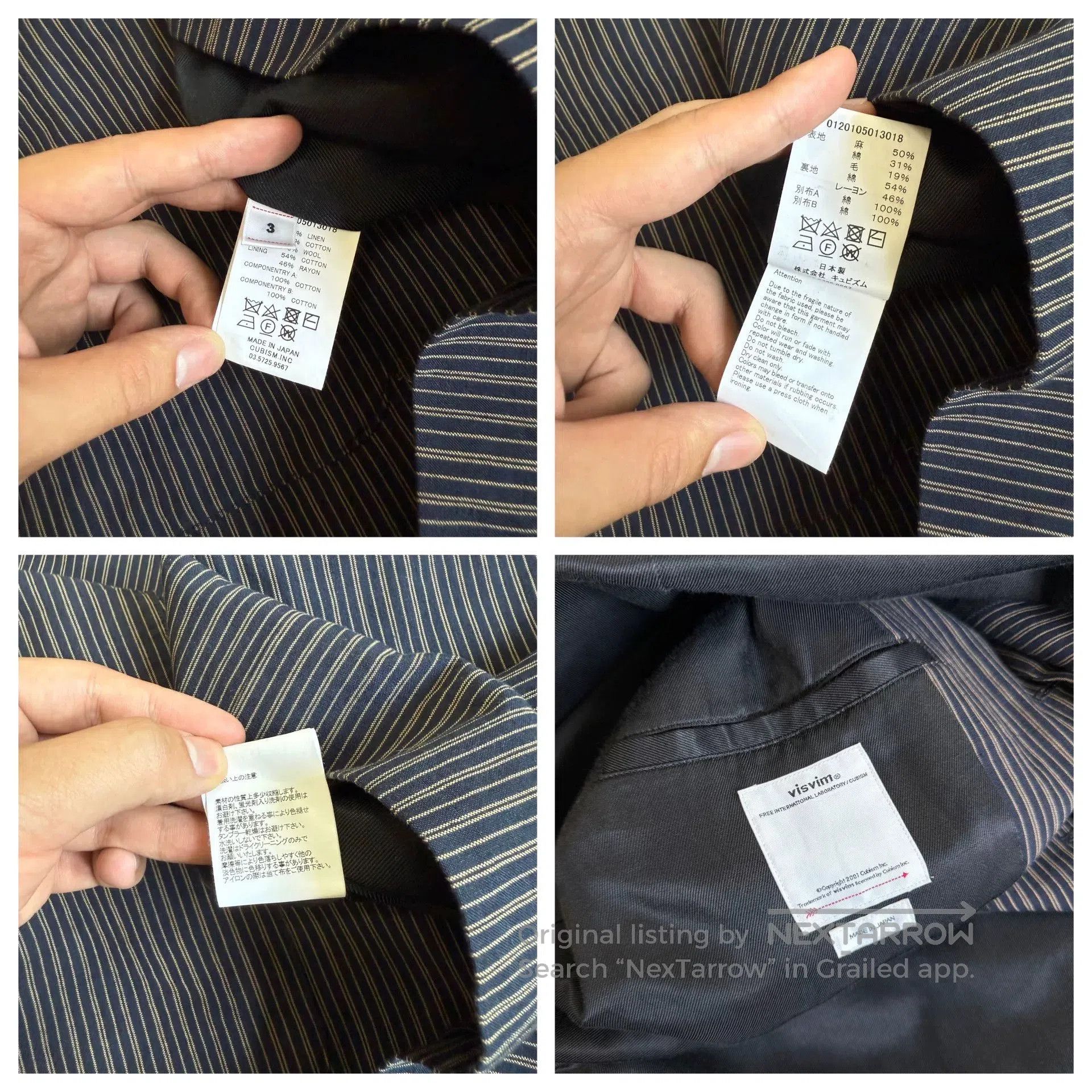 Visvim visvim new hope ii jkt santome navy stripe. Size US L / EU 52-54 / 3 - 6 Thumbnail