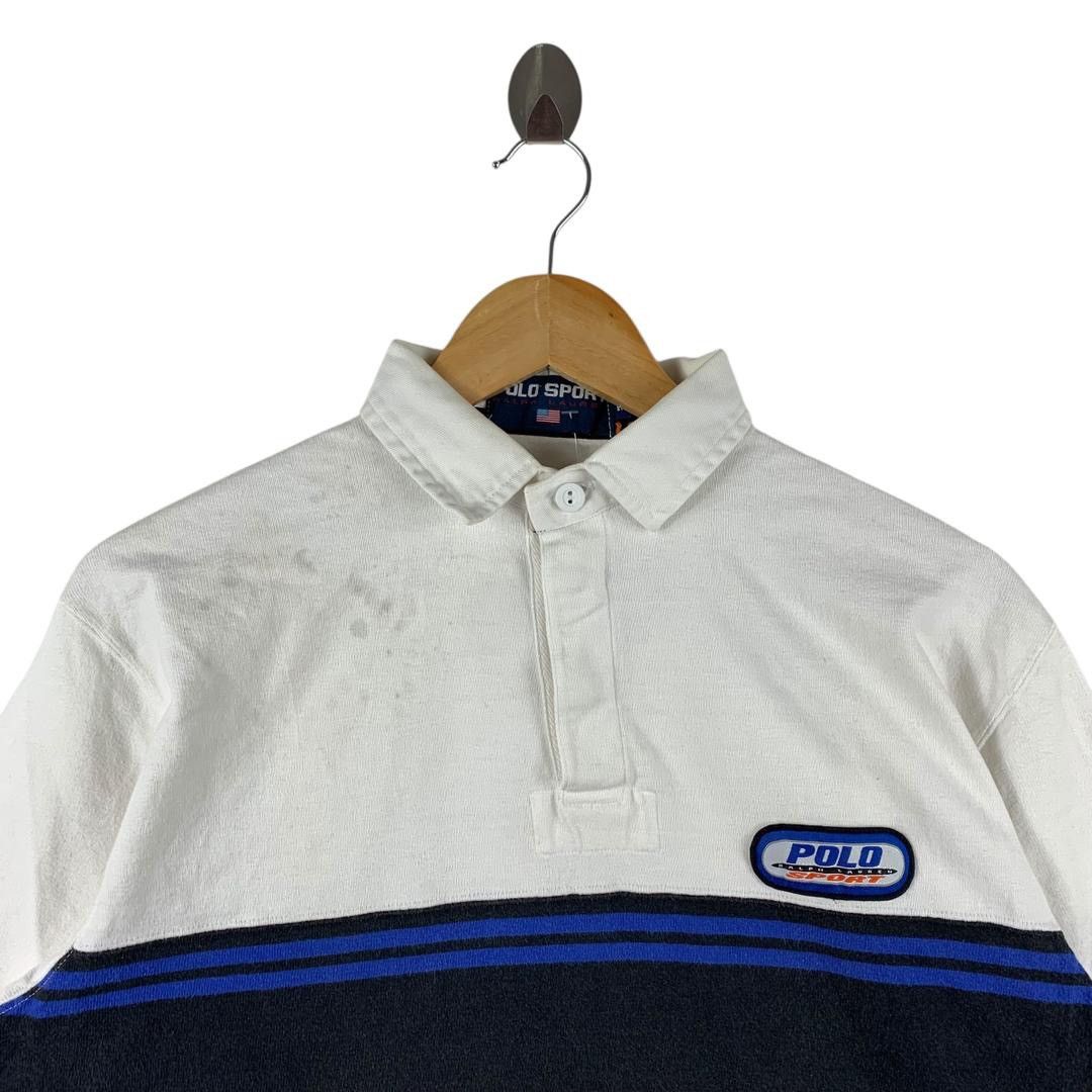 Polo Ralph Lauren Vintage POLO SPORT by POLO RALPH LAUREN spellout polos Size US M / EU 48-50 / 2 - 2 Thumbnail
