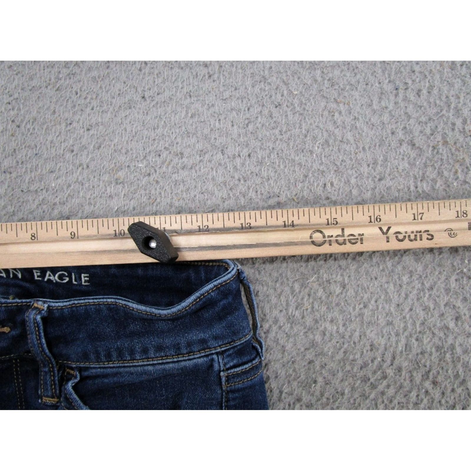 American Eagle Outfitters American Eagle Outfitters Jegging Jeans Size 4 Short Distressed Hi Rise Stretch Denim Blue Women’s 5-Pocket Design Size 27" / US 4 / IT 40 - 7 Thumbnail