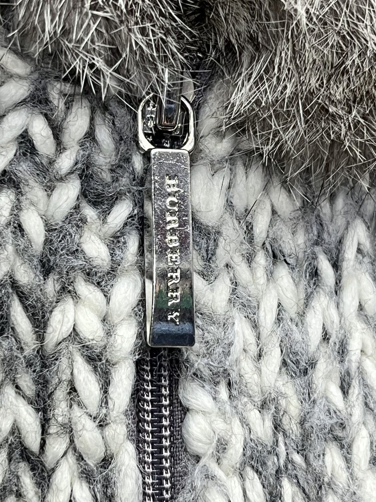 Black Label × Burberry × Vintage 🔥BURBERRY Black Label Rabbit Fur Wool Blends Knitted Jacket Size US M / EU 48-50 / 2 - 13 Thumbnail