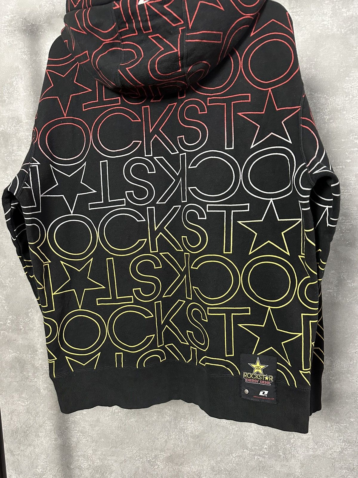 Rockstar Games × Vintage Rockstar Vintage Monogram Logo Full Zip Cotton Hoodie Size US L / EU 52-54 / 3 - 10 Thumbnail