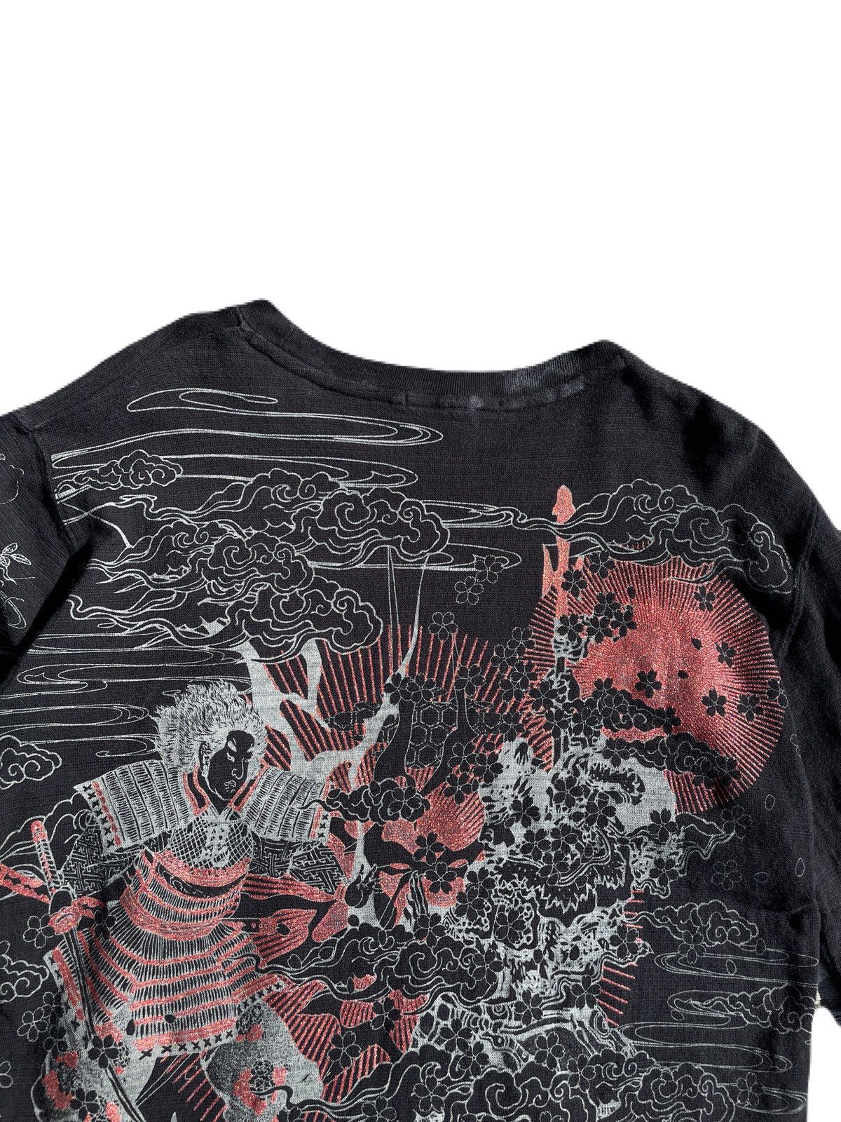 If Six Was Nine 2000s Japanese Yakuza Giltter Tattoo Long Sleeve Tee Archive Size US M / EU 48-50 / 2 - 5 Thumbnail