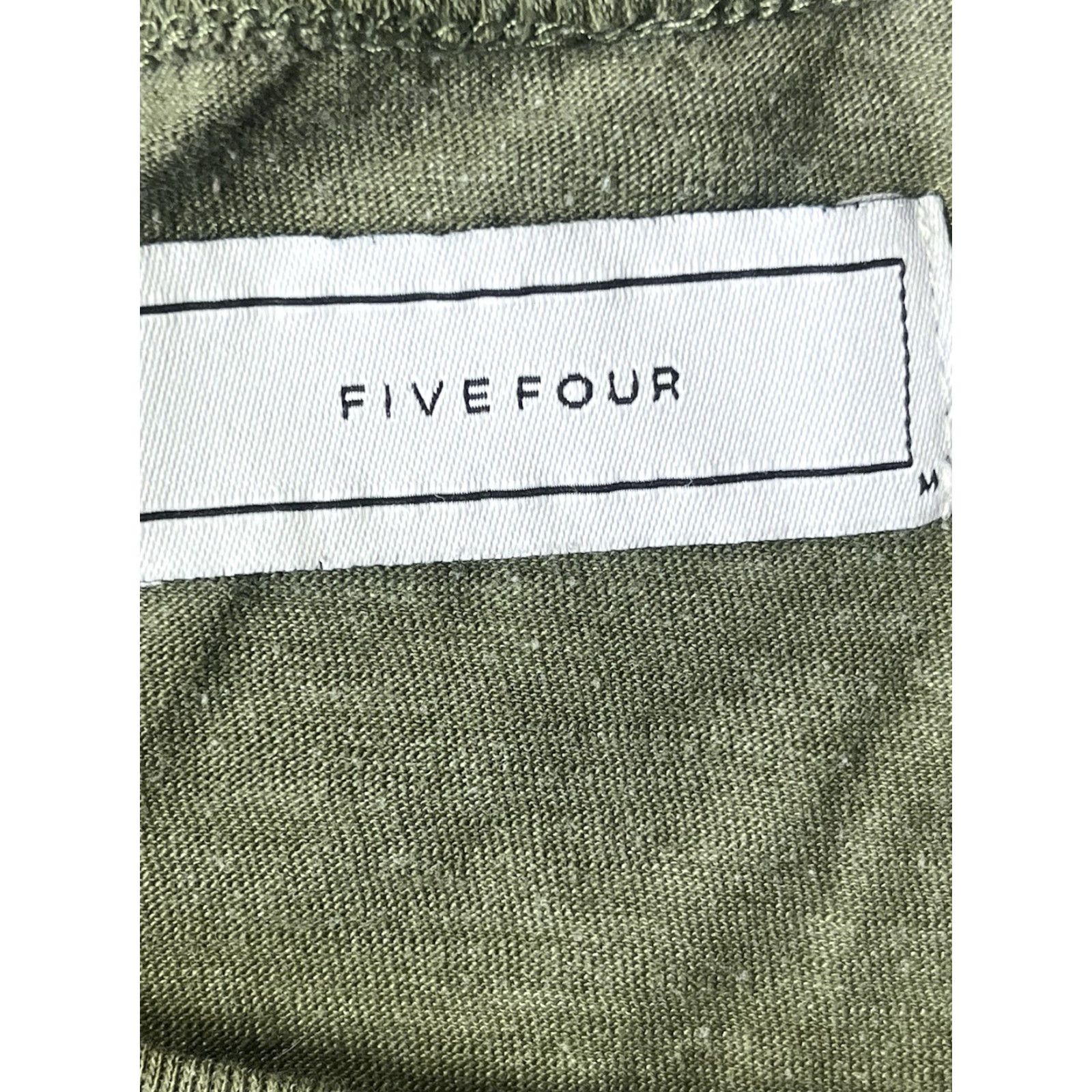Vintage Five Four T Shirt Mens Medium Green Short Sleeve Regular Fit logo Cotton Crew Neck Casual All Seasons, Outdoor, Designer Men Shirts Size US M / EU 48-50 / 2 - 5 Thumbnail
