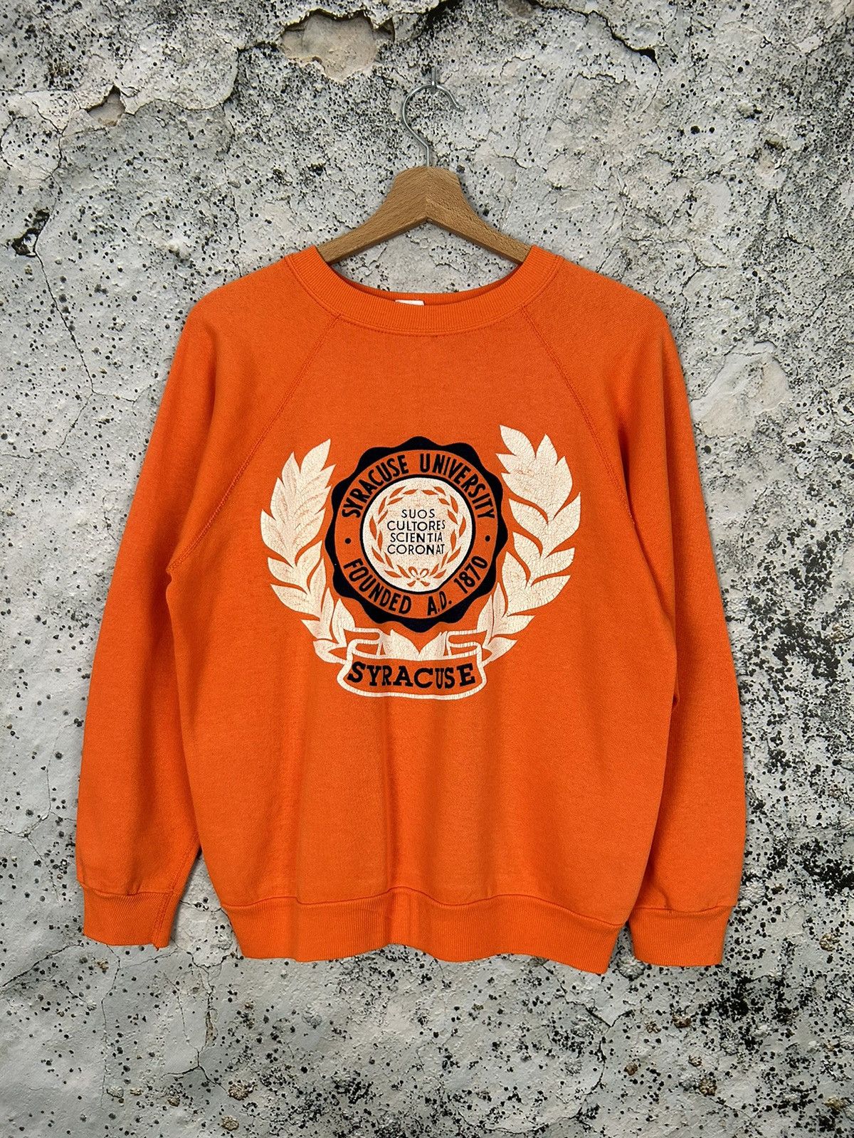 Vintage Syracuse University Crewneck 90s Rare Archival