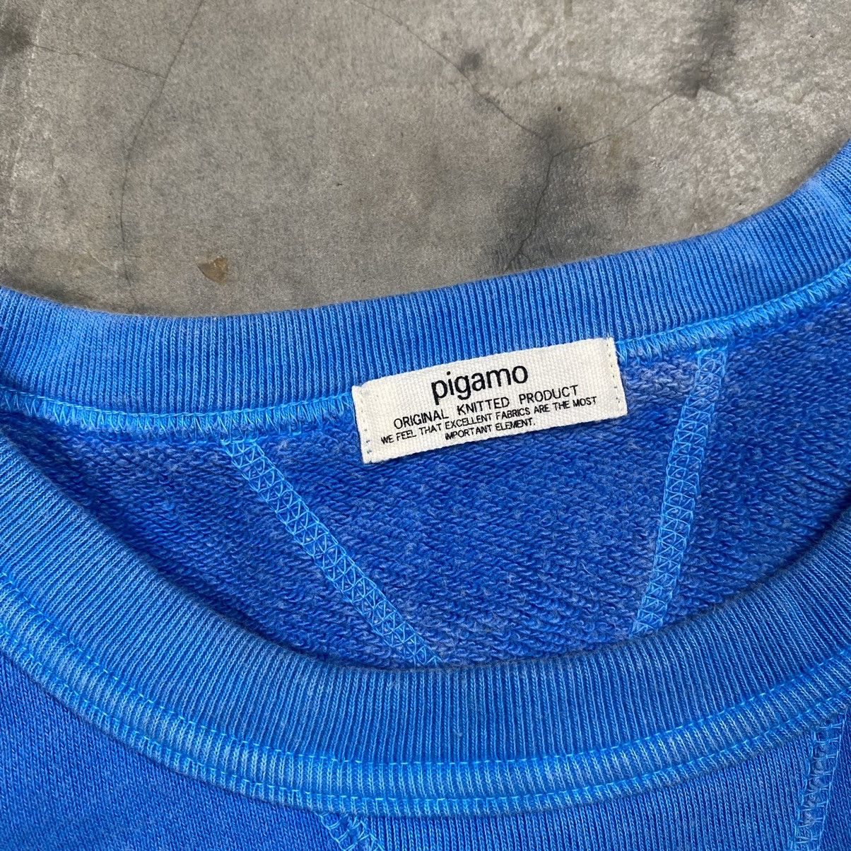 Designer × Japanese Brand 90s Pigano Japan Double V Crewneck Size US S / EU 44-46 / 1 - 5 Thumbnail