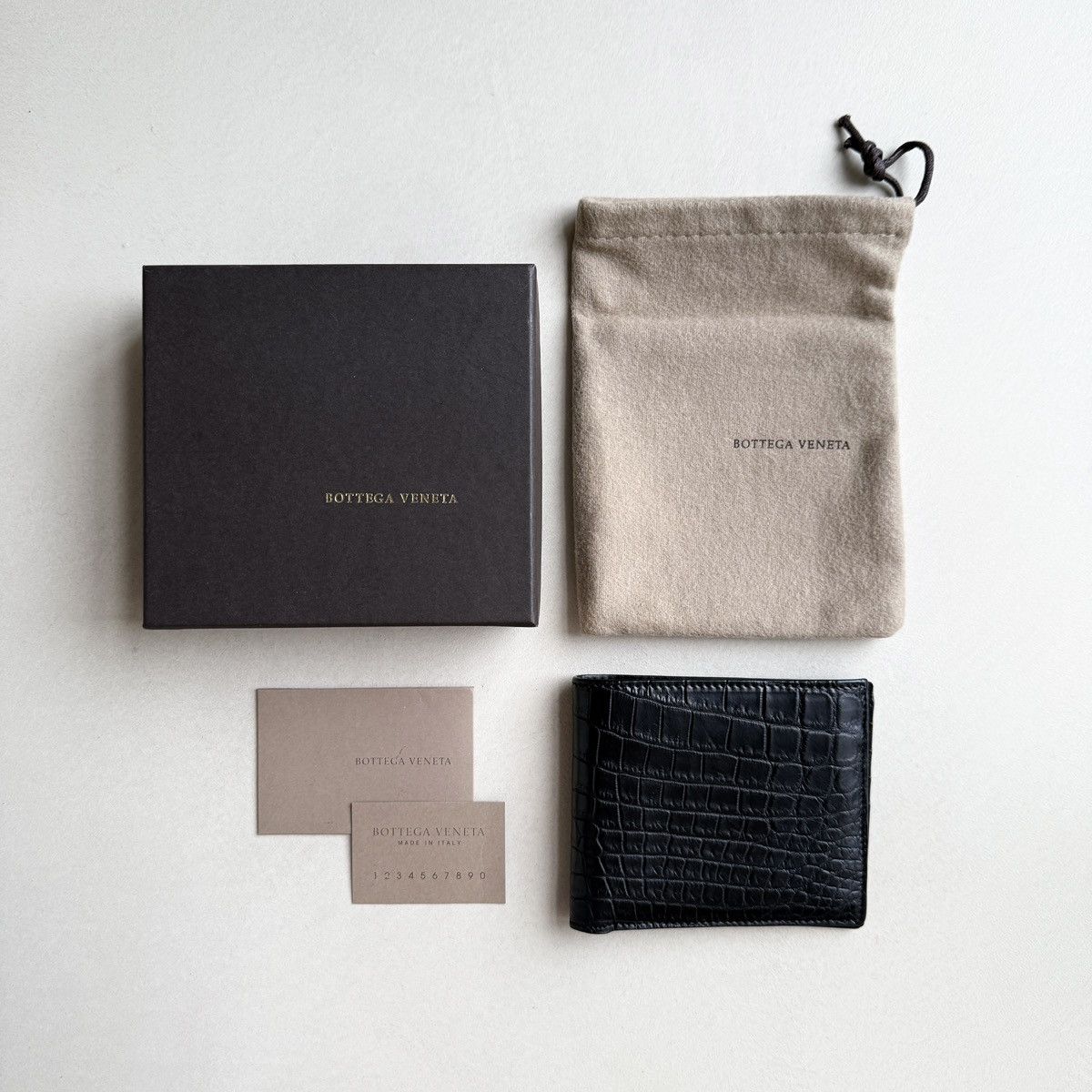 Bottega Veneta Bottega Veneta Crocodile Wallet Size ONE SIZE - 2 Thumbnail