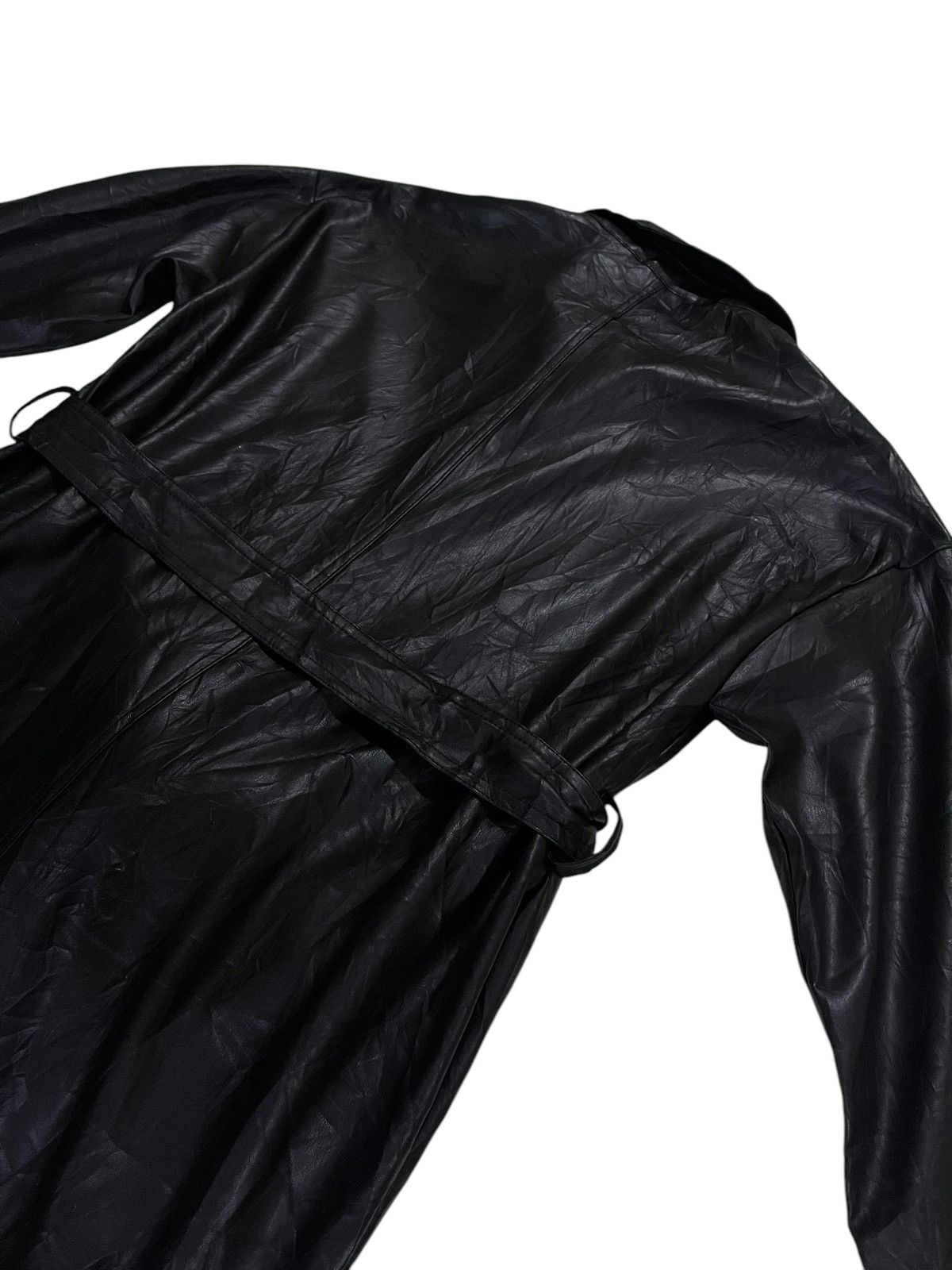 Beauty Beast × Vintage 🇯🇵 JAPANESE BRAND JIEAN LEATHER LONG WRAP COAT/JACKET Size US L / EU 52-54 / 3 - 14 Thumbnail