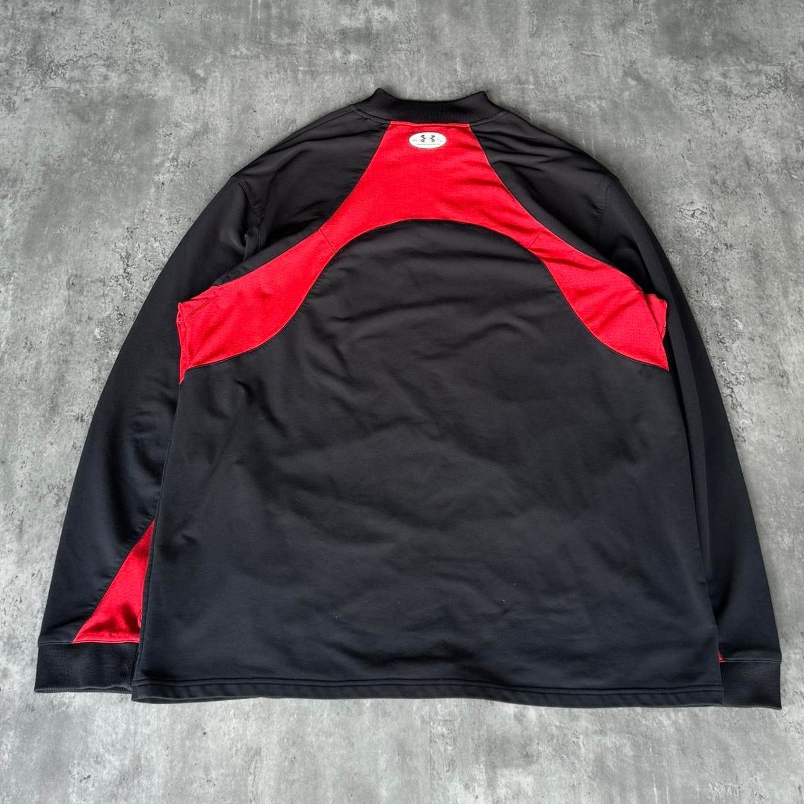 Japanese Brand × Under Armour × Vintage Vintage Y2K Under Armour Baggy Black Grunge Opium Jacket Size US XL / EU 56 / 4 - 2 Thumbnail