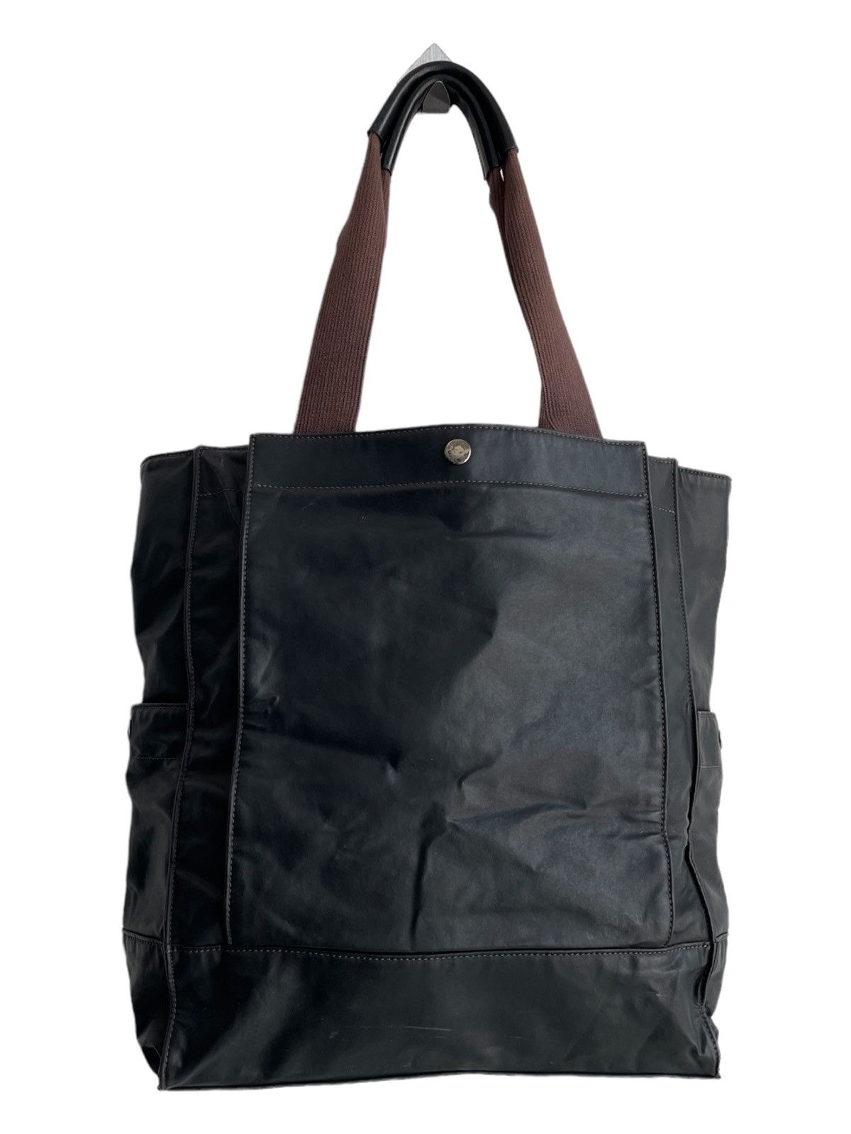 Jean Paul Gaultier 1990s JPG Cyberpunk Post Apocalypse Wax Canvas Utility Bag Size ONE SIZE - 1 Thumbnail