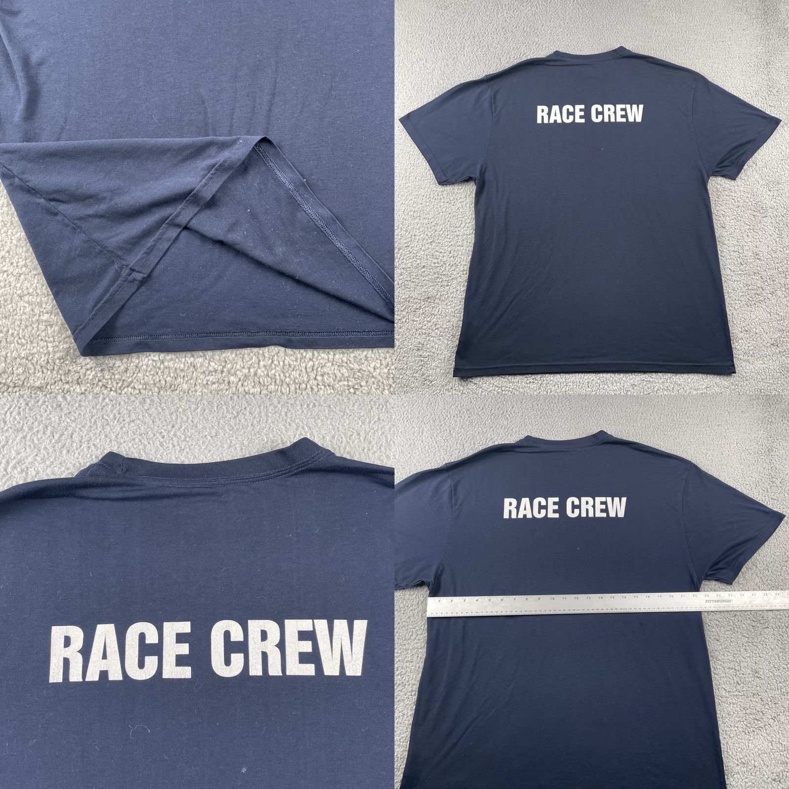 New Balance VINTAGE New Balance XL Race Crew Running Shirt Beverly 2007 Navy Blue Ridge Runner Men T-Shirt Crew Neck Short Sleeve Blue Size US XL / EU 56 / 4 - 9 Thumbnail