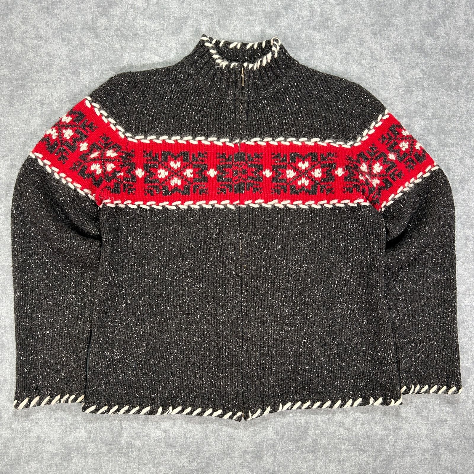 Other Eagles Eye Lambswool/Silk blend winter full zip sweater wm L Size L / US 10 / IT 46 - 1 Thumbnail