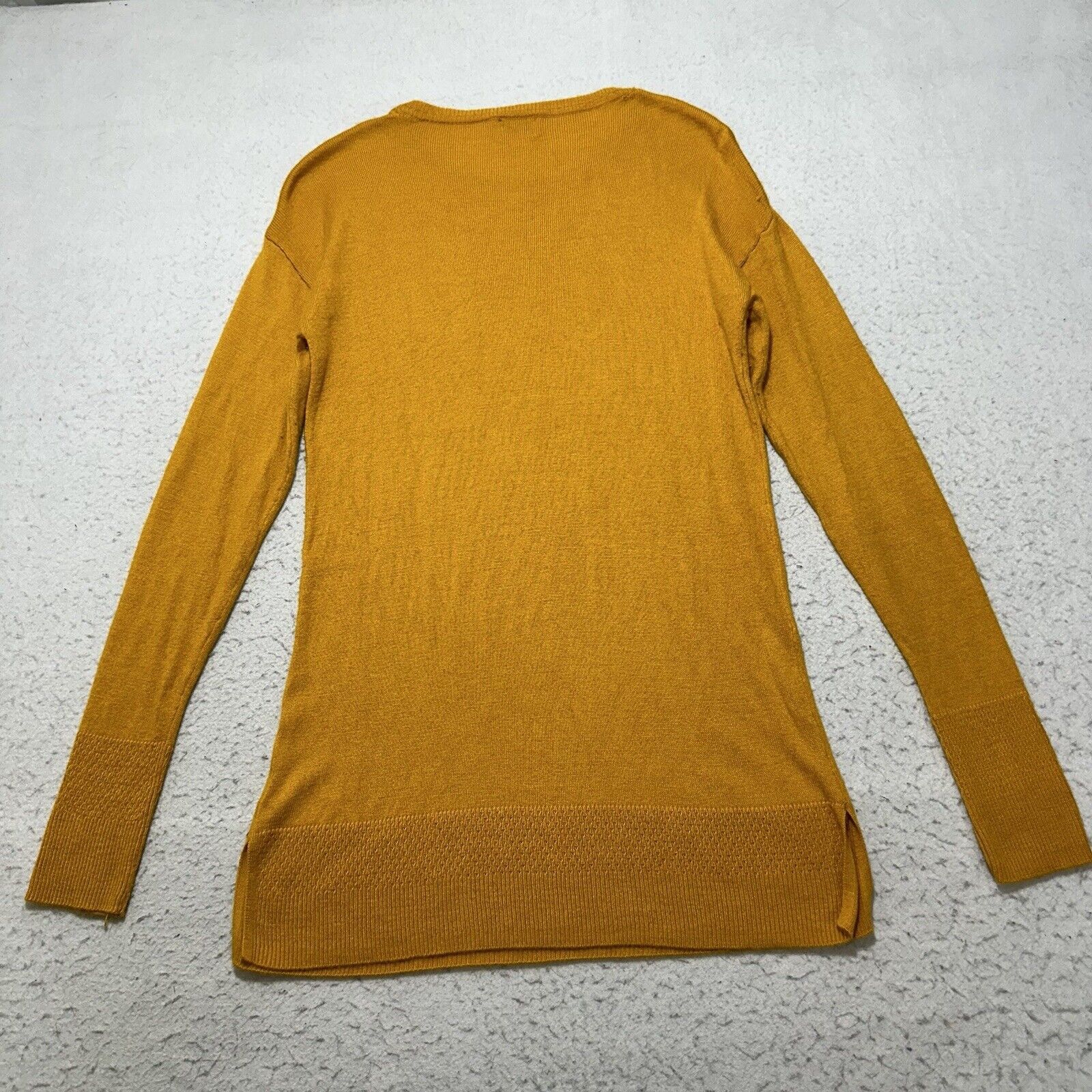 Other A New Day XS Mustard Yellow Crewneck Sweater Modal Blend Size XS / US 0-2 / IT 36-38 - 10 Thumbnail