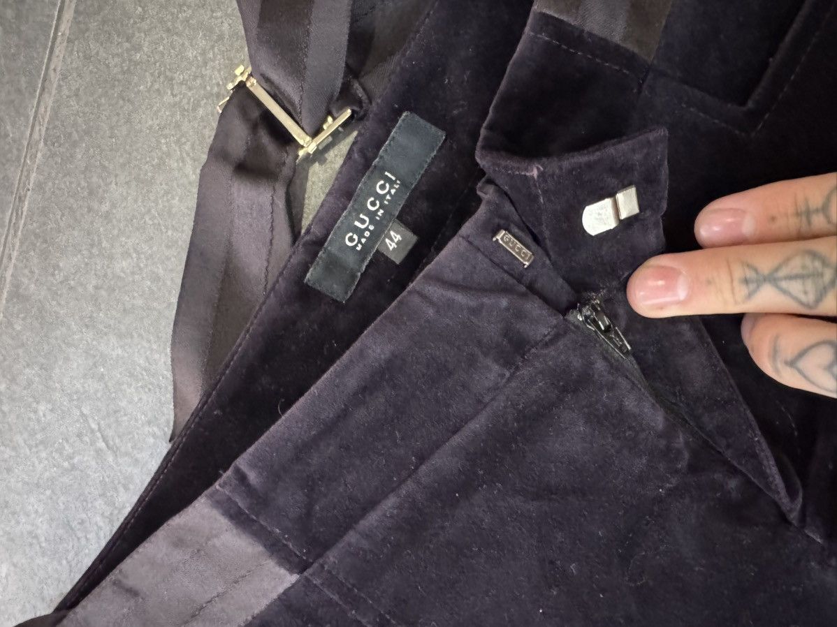 Gucci Gucci by Tom Ford velvet bootcut pants Size 30" / US 8 / IT 44 - 9 Thumbnail