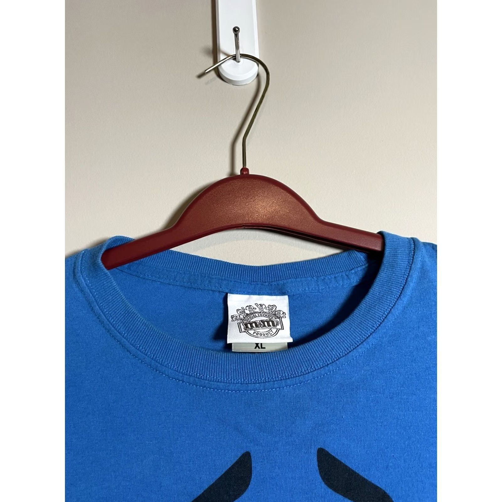 CHOCOOLATE VINTAGE M&M's T-Shirt XL Blue Graphic Tee Men Regular Candy Logo USA - 200 characters limit reached Size US XL / EU 56 / 4 - 2 Thumbnail