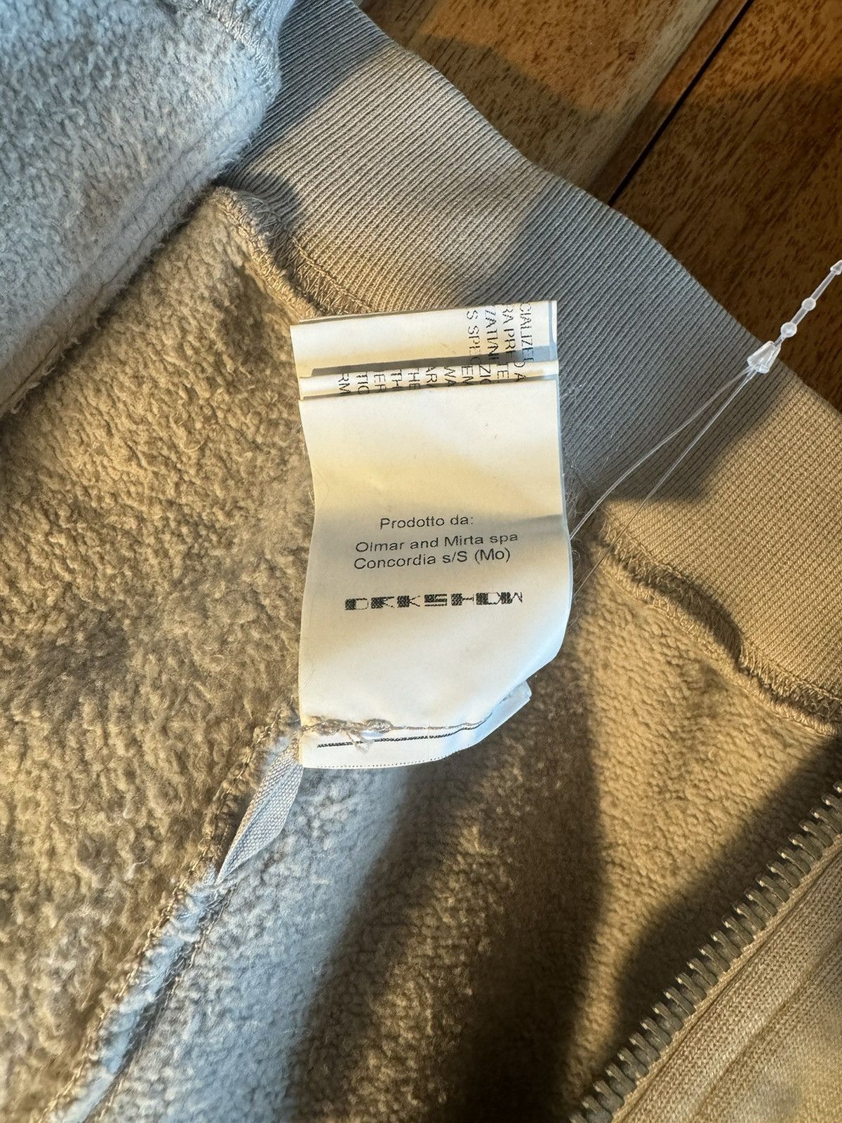 Rick Owens Drkshdw Lambskin sleeve hoodie Size L / US 10 / IT 46 - 6 Thumbnail