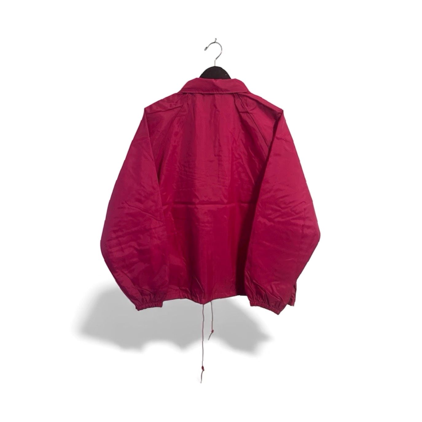 Vintage VINTAGE Auburn Coachs Jacket Mens XL Red 80s Deadstock NWOT Nylon Shell Polyester Lining Windbreaker USA Made Size US XL / EU 56 / 4 - 6 Thumbnail