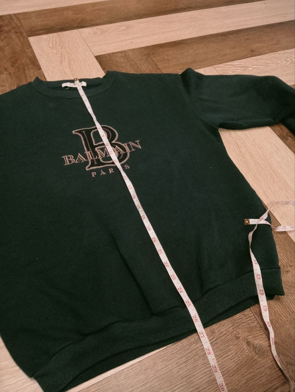 Pierre Balmain VINTAGE PIERRE BALMAIN SPELLOUT SWEATSHIRT - SIZE L Size US L / EU 52-54 / 3 - 8 Thumbnail