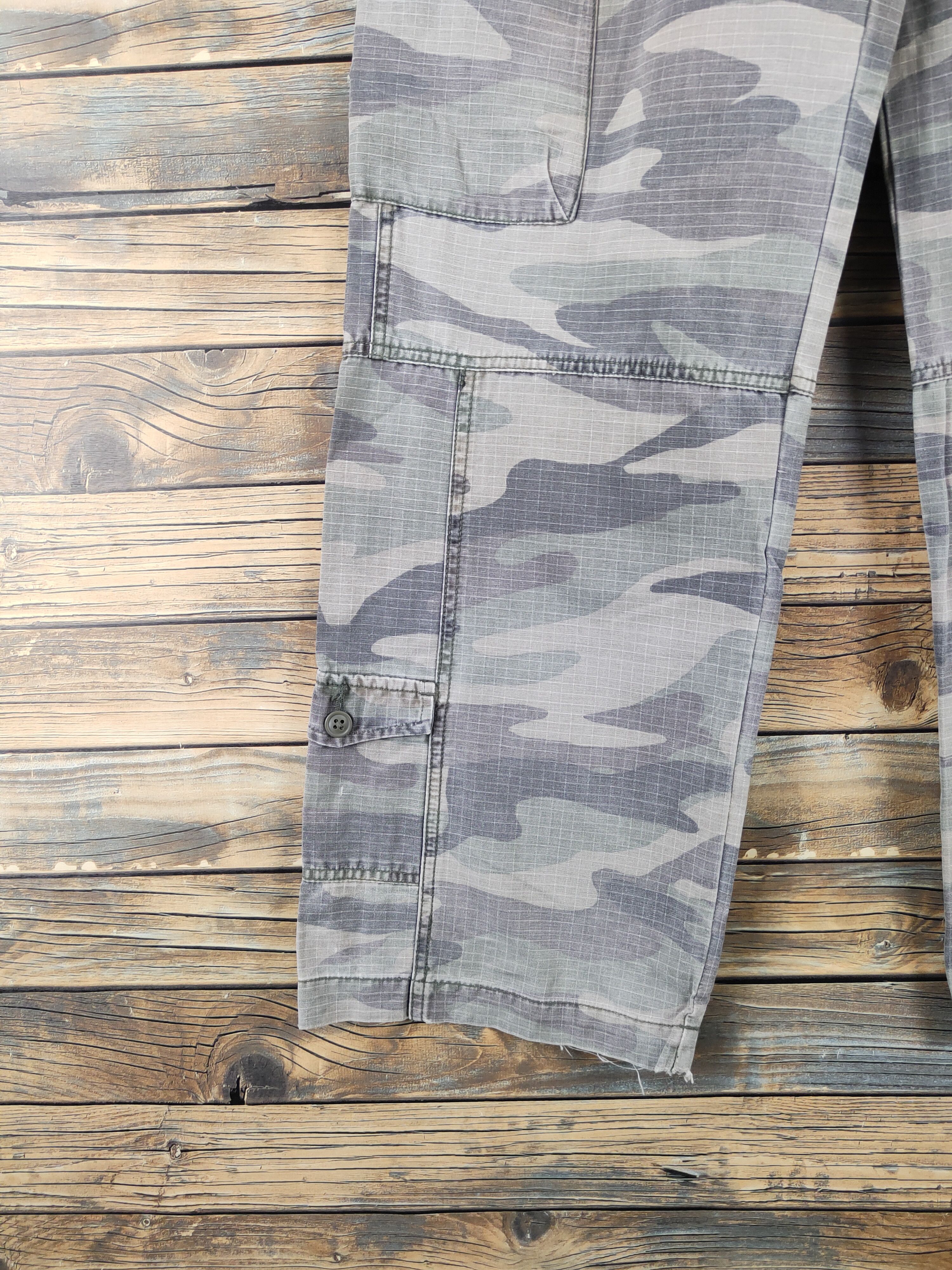 Gap DL Gap Kid Camouflage Multipocket Tactical Cargo Pants #486 Size 26" / US 2 / IT 38 - 4 Thumbnail