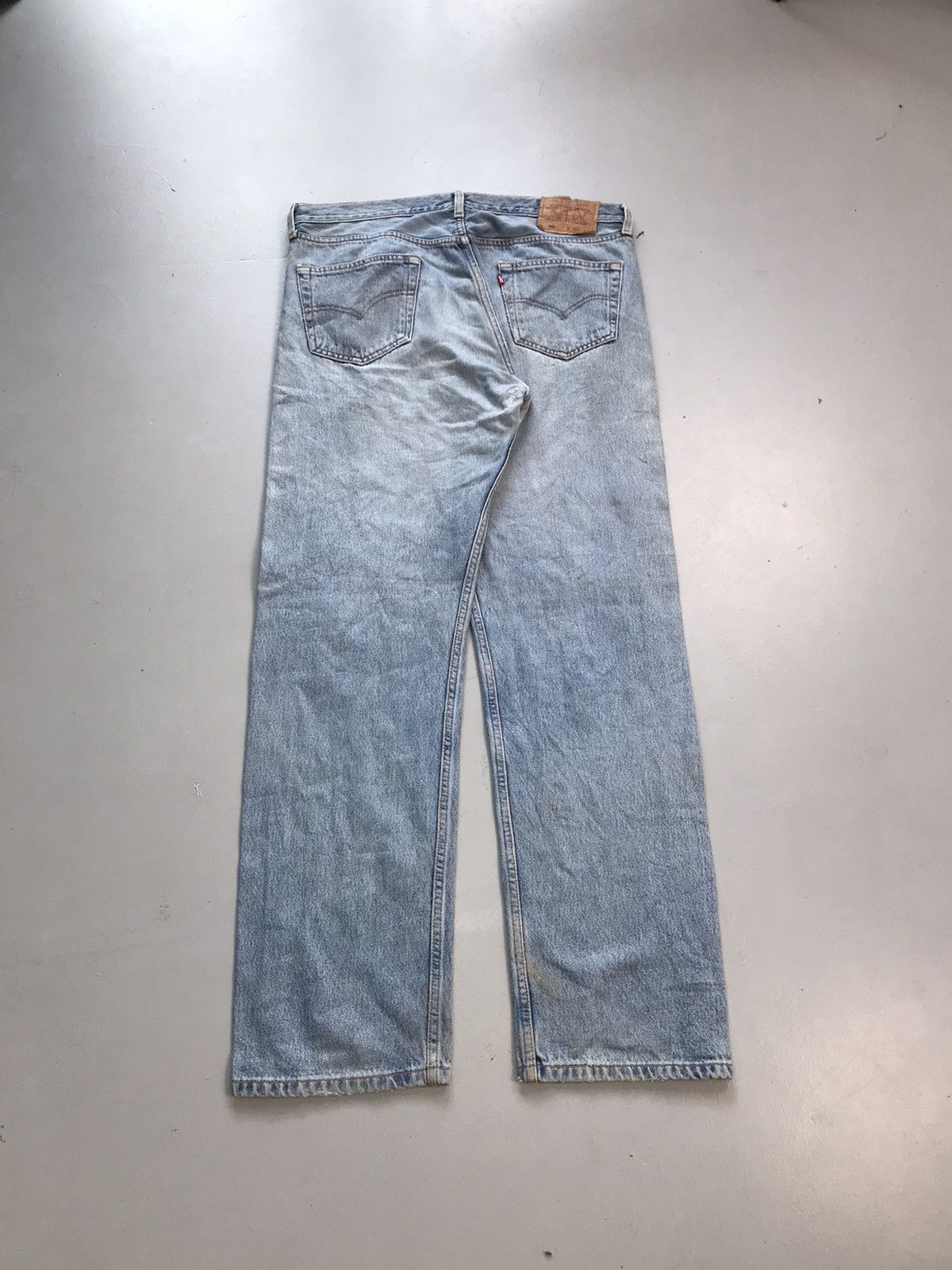 Levi's Vintage Levi’s 501 repaired denim Size US 38 / EU 54 - 2 Thumbnail