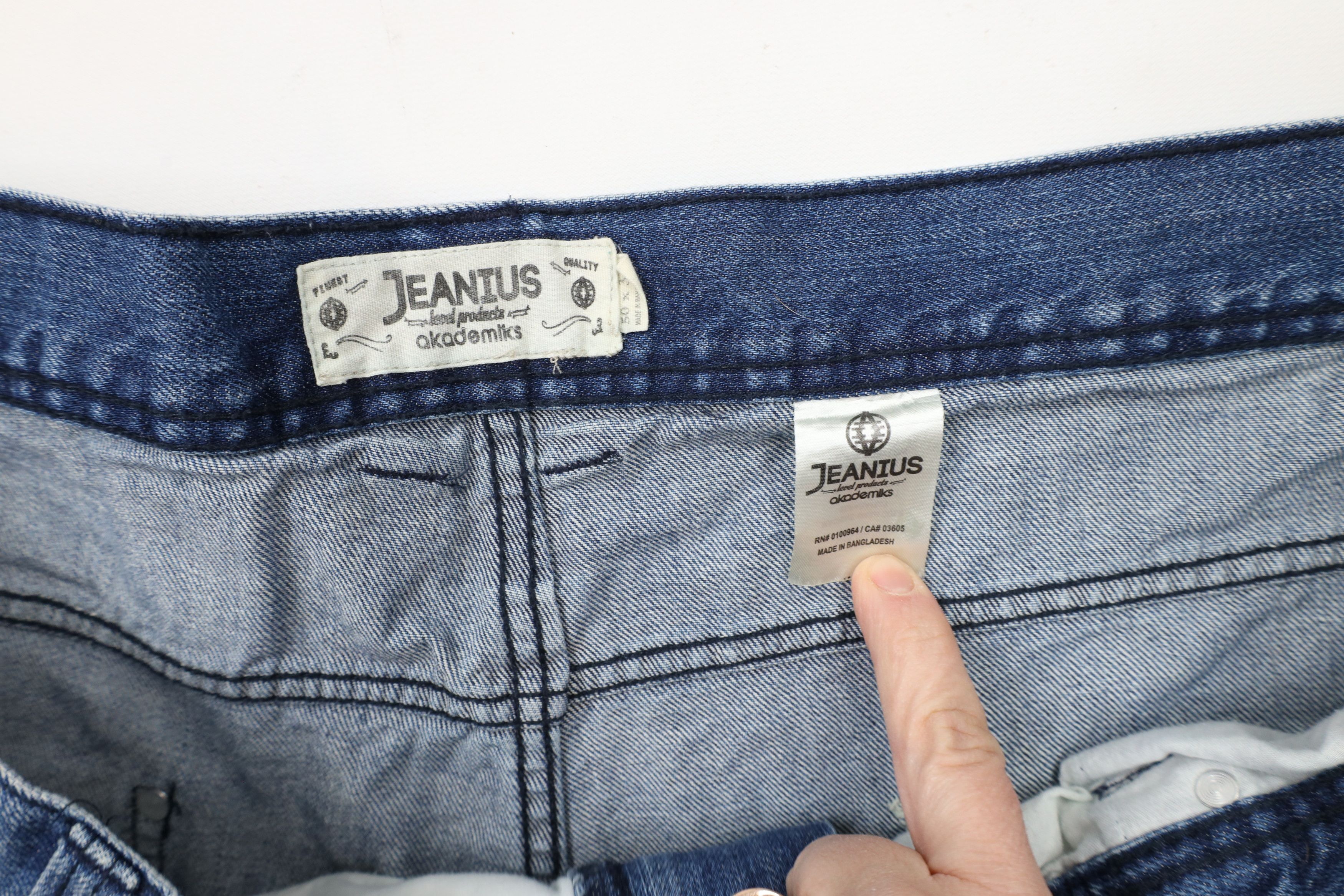 Vintage Vintage Y2K Streetwear Akademiks Baggy Wide Leg Jeans Size US 44 / EU 60 - 9 Thumbnail