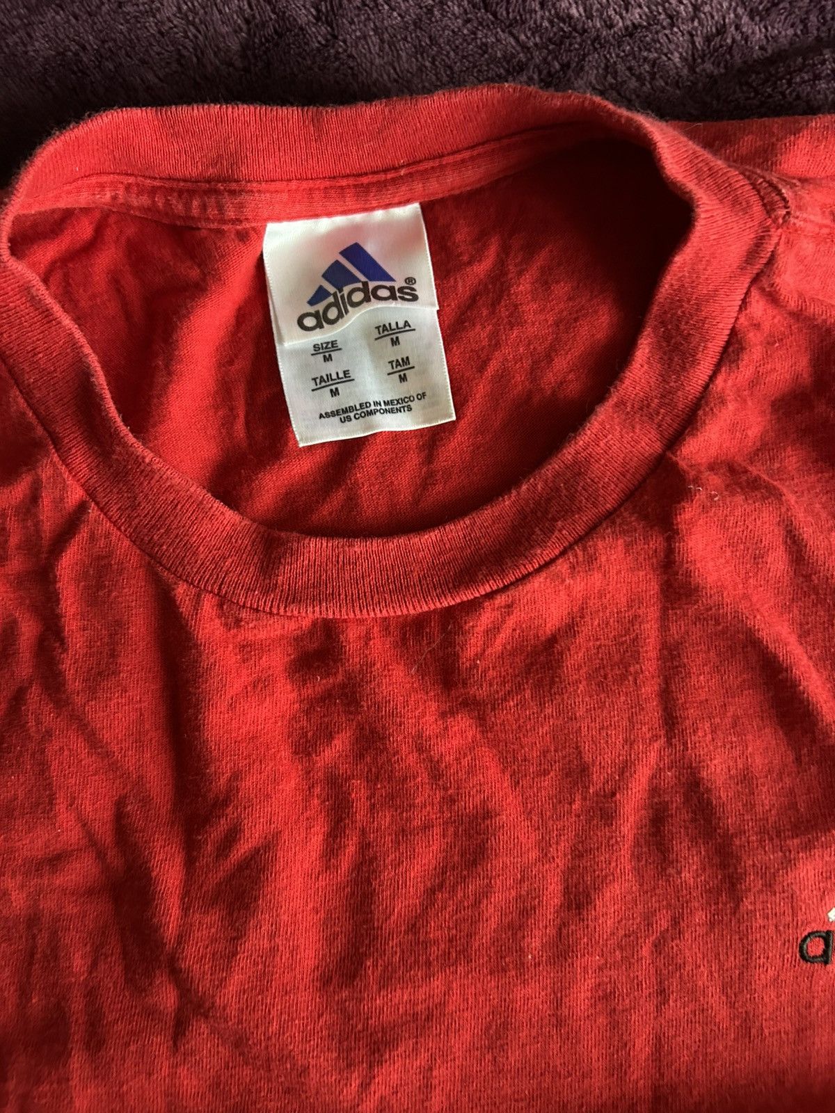 Adidas Vintage 90s Adidas Long Sleeve T-Shirt Sz M Made in Mexico Size US M / EU 48-50 / 2 - 4 Thumbnail
