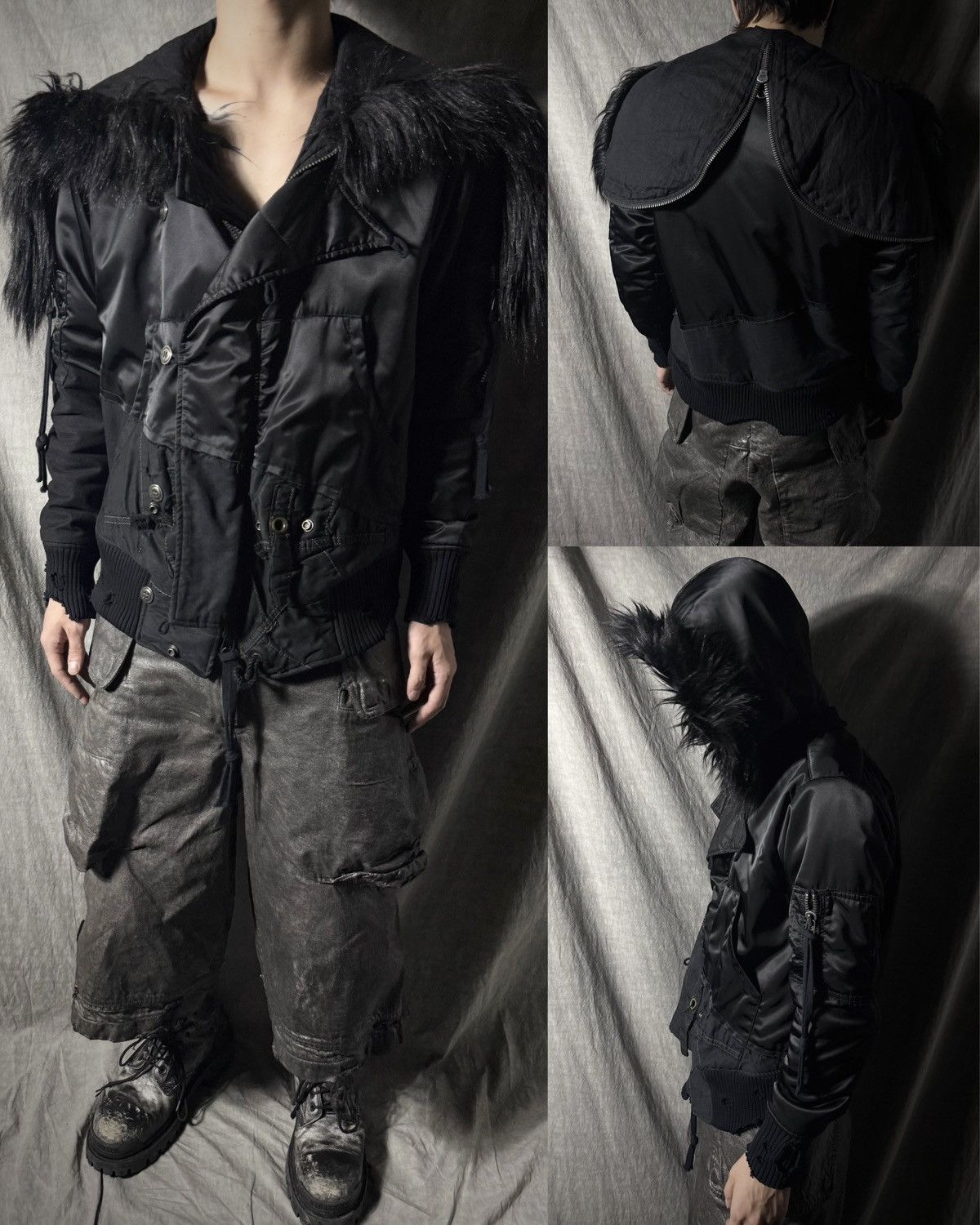 Greg Lauren Greg Lauren Destroyed N-2B Flight Jacket Size US M / EU 48-50 / 2 - 2 Thumbnail