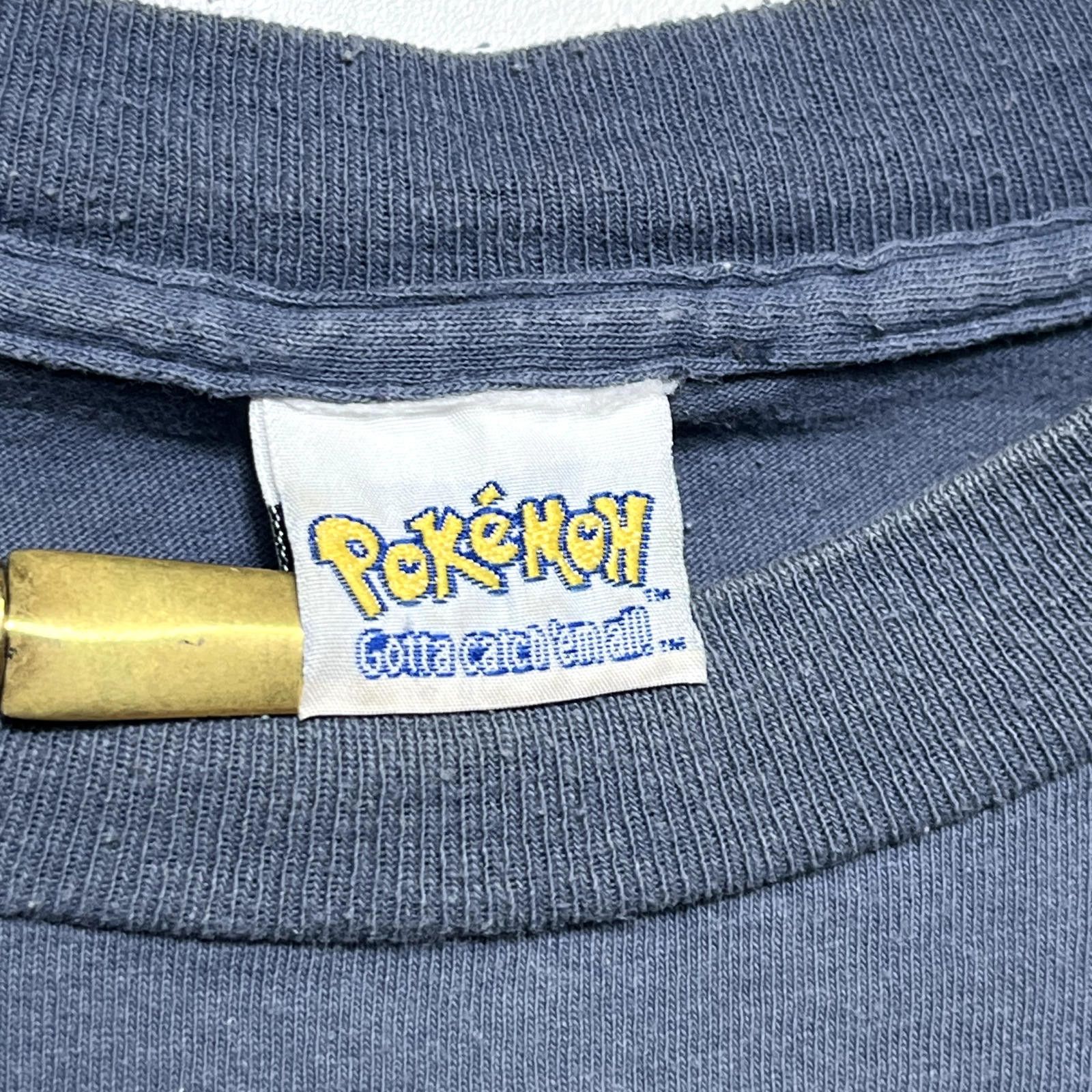 Nintendo × Vintage Vintage 1999 Pokemon T-shirt YOUTH L Ash and Pikachu Size US L / EU 52-54 / 3 - 5 Thumbnail