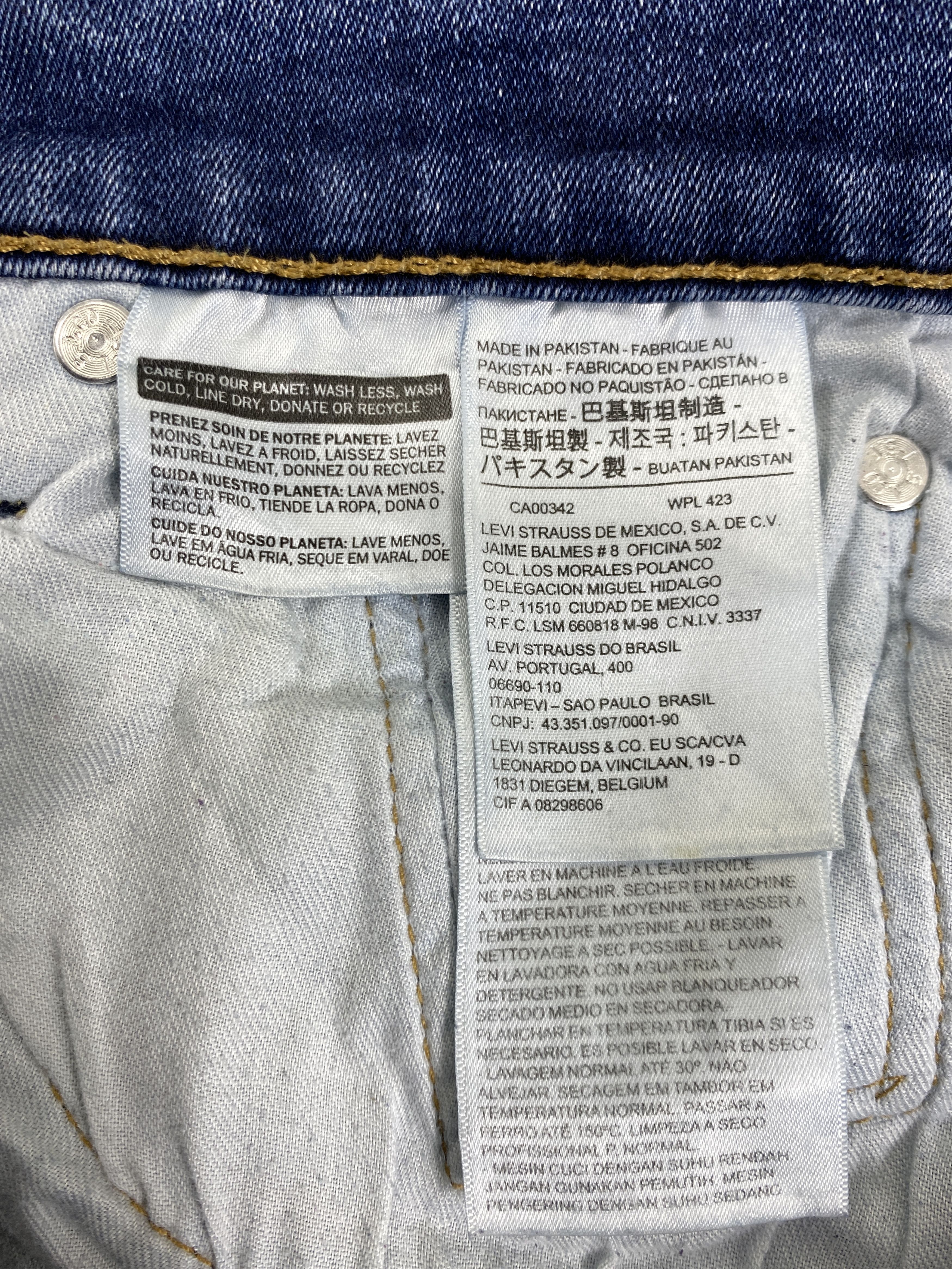 Levi's Distressed Blue Levi's 511 Jeans 30x29.5 Denim -SJ115 Size US 30 / EU 46 - 9 Thumbnail