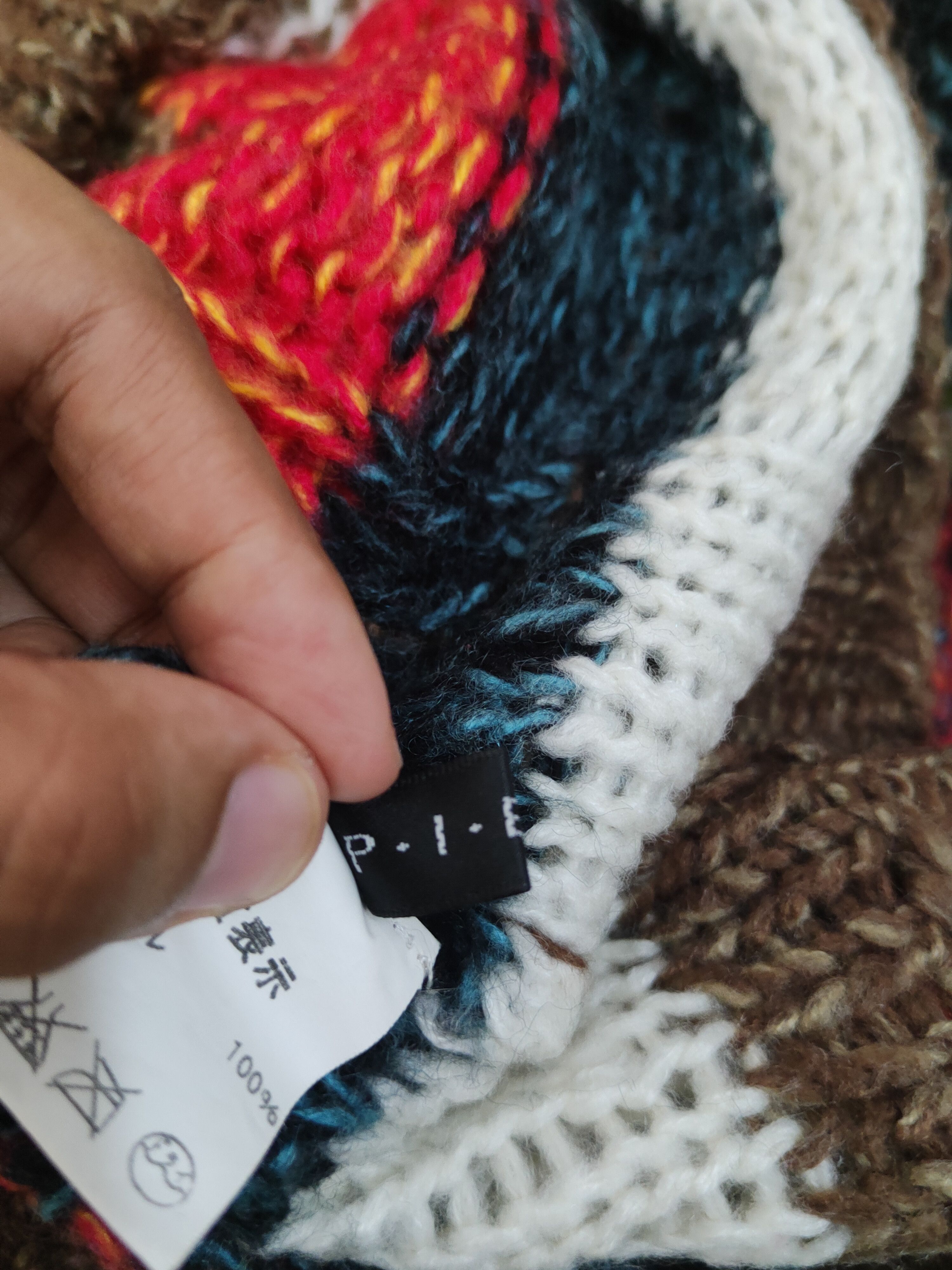 Japanese Brand × Vintage P.I.E.R.S Brown Red Knitwear Sweaters #W1271 Size M / US 6-8 / IT 42-44 - 11 Thumbnail