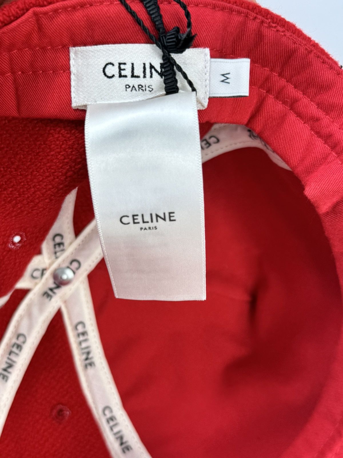 Celine CELINE CEL C BLACK FLAT PEAK CAP SIZE: M Size ONE SIZE - 8 Thumbnail