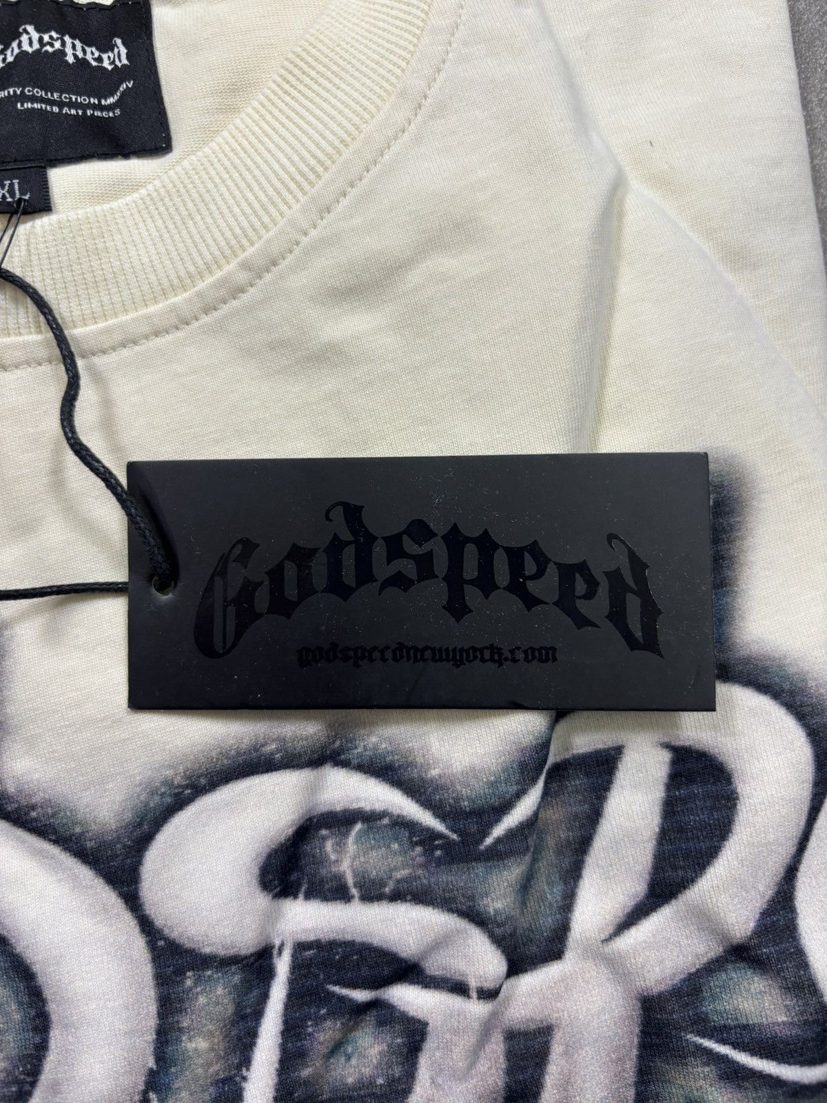 Godspeed Godspeed Sunken Liberty Tee, Bone Size US XL / EU 56 / 4 - 10 Thumbnail