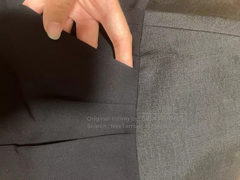 The Row The Row Black silk and wool high-waisted dress pants Size 23" - 7 Thumbnail