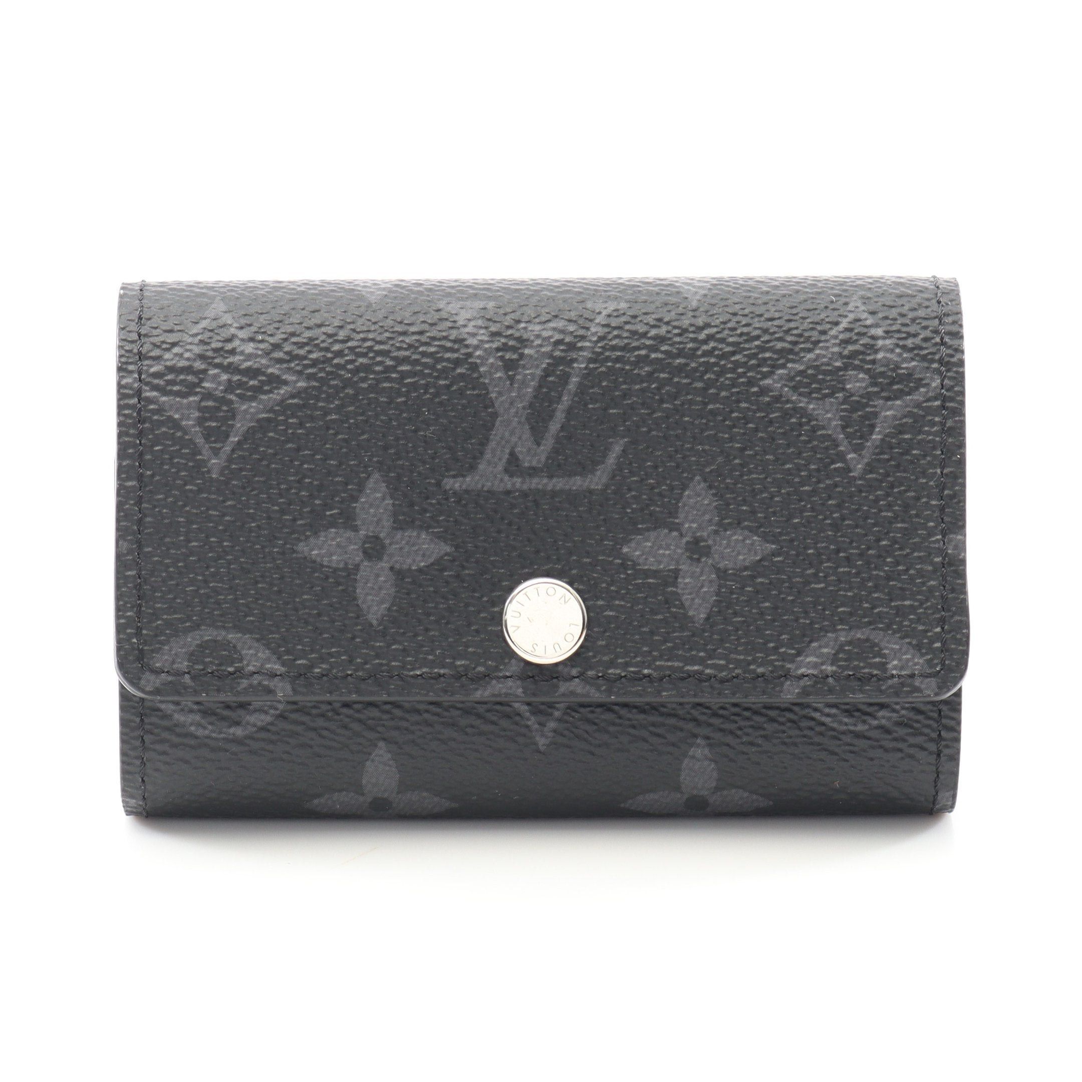 Louis Vuitton Louis Vuitton Multicle 6 Monogram Eclipse Key Case Black Size ONE SIZE - 1 Thumbnail