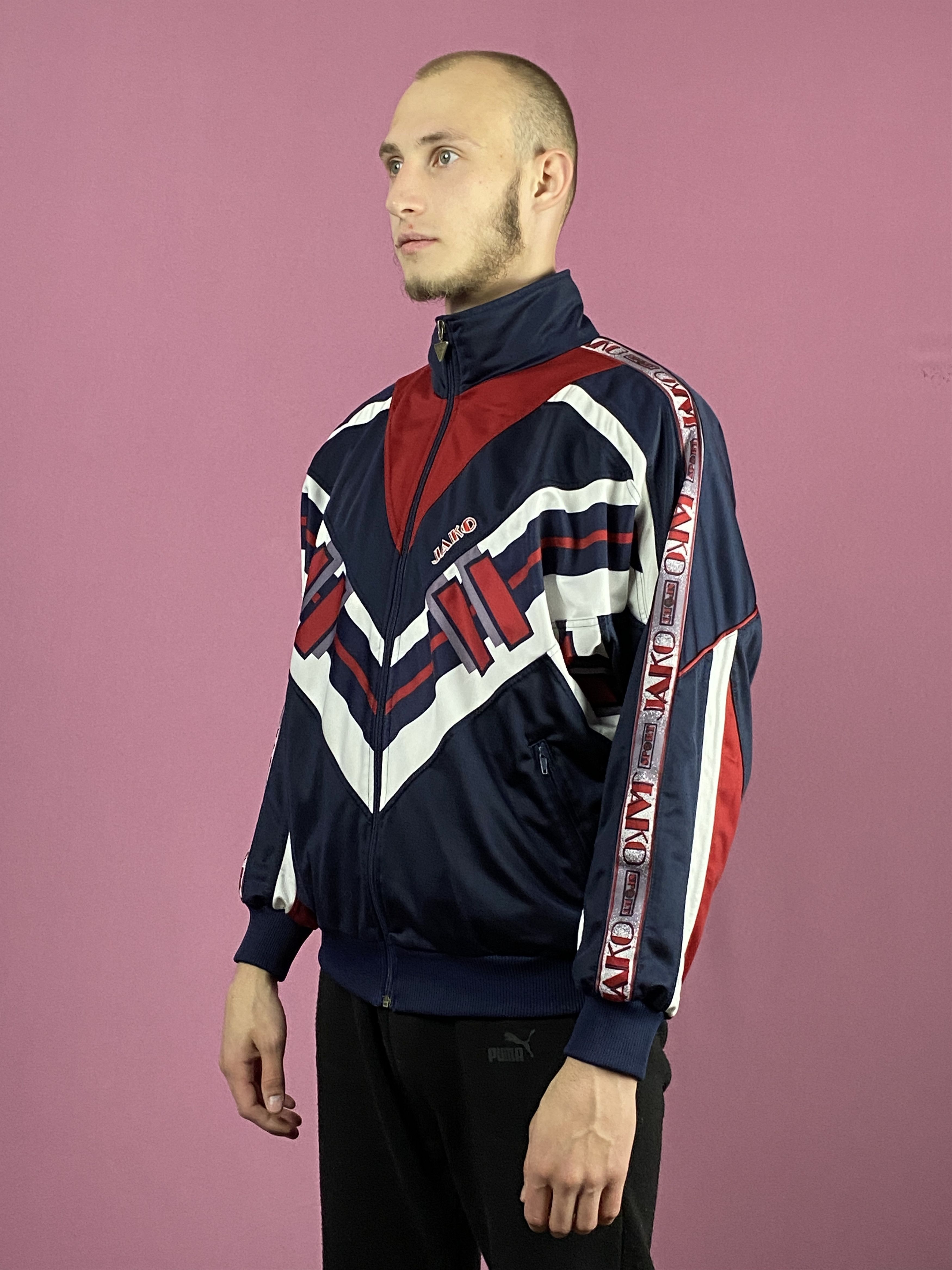 Vintage 90s Jako Vintage Men's Track Jacket - M Size US M / EU 48-50 / 2 - 2 Thumbnail