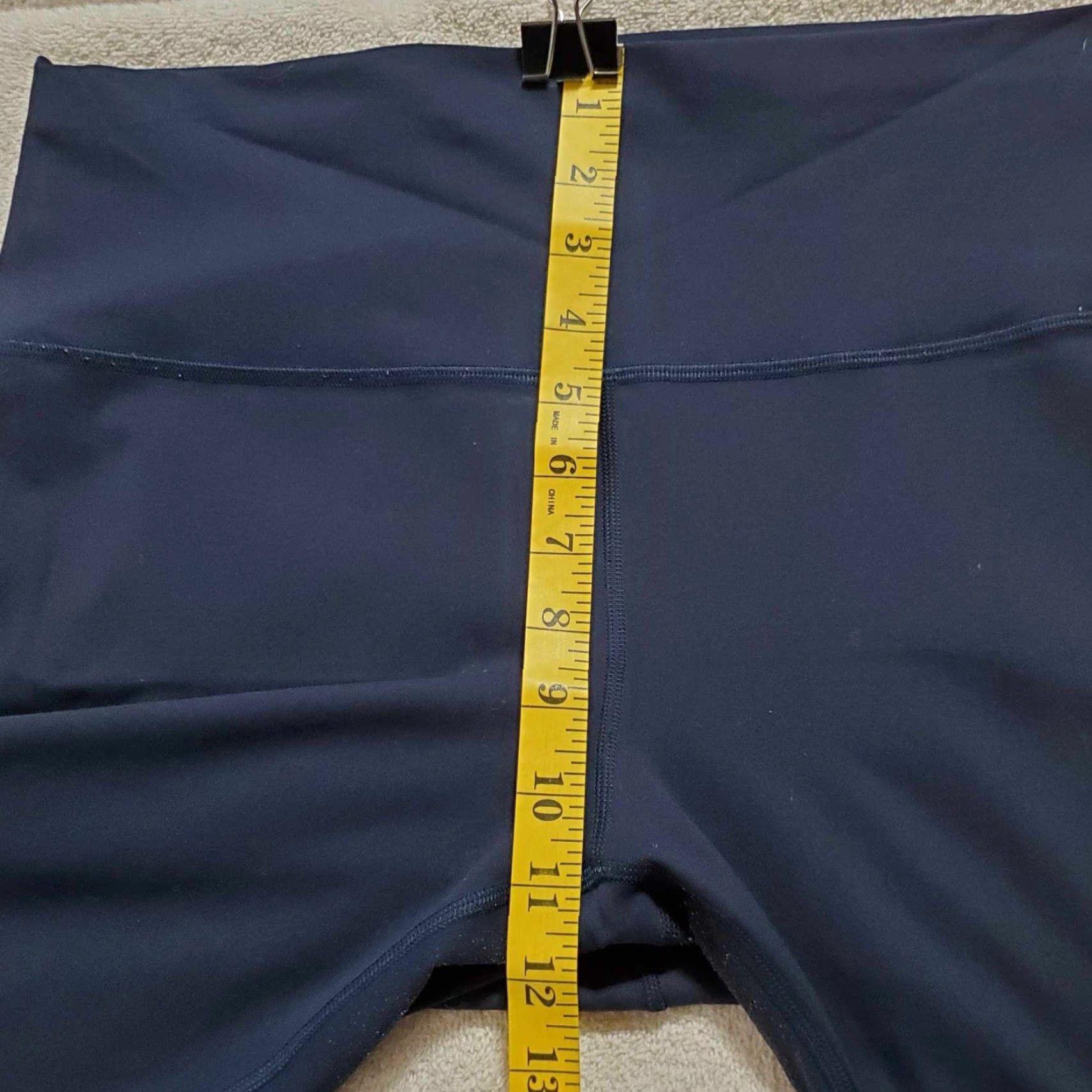 Lululemon Lululemon Leggings Women's Regular 10 Blue 32 x 28 Inseam Hidden Pocket Snug Fit Activewear Compression Size 32" / US 10 / IT 46 - 5 Thumbnail