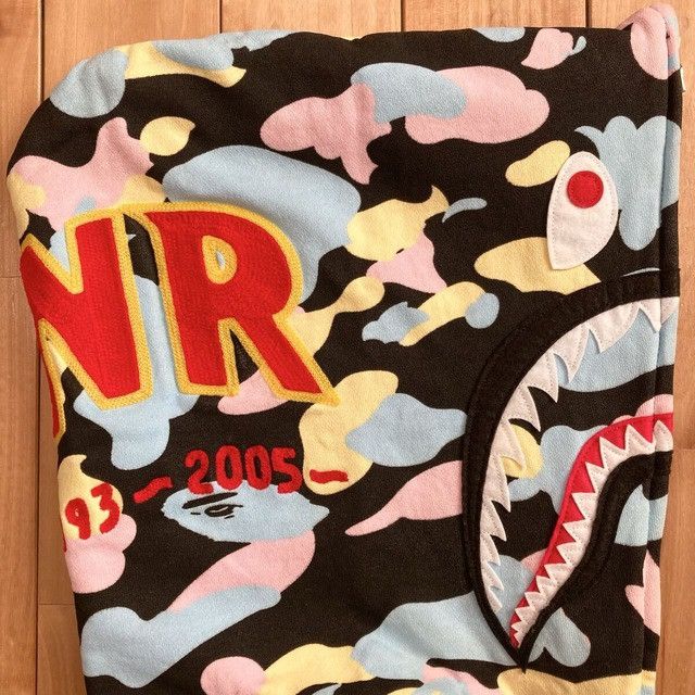 Bape BAPE Multi Camo 2nd Shark Full Zip Hoodie CANDY CAMO APE Size US M / EU 48-50 / 2 - 4 Thumbnail