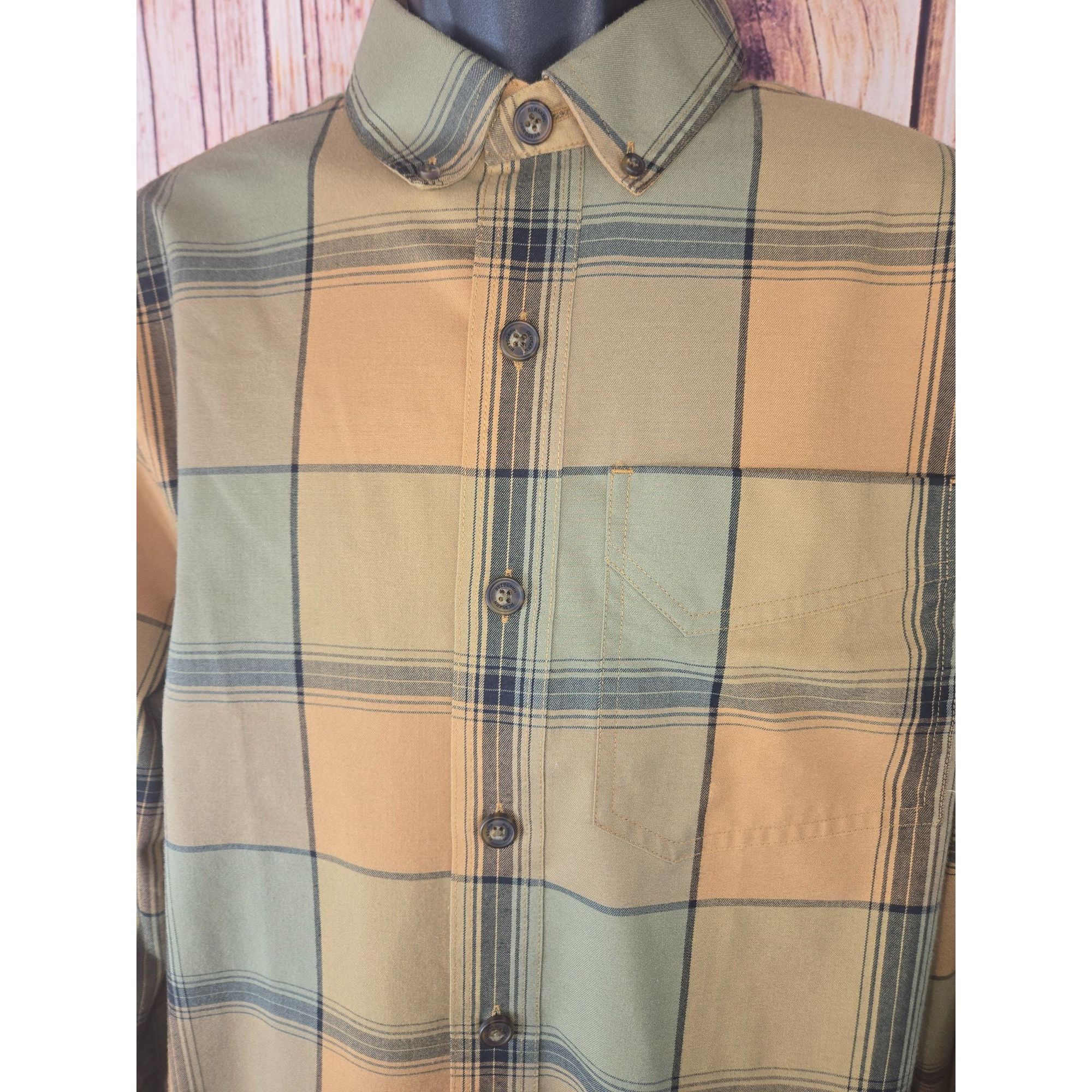 Duluth Trading Company Alaskan Hardgear By Duluth Trading Co. Mens Plaid Shirt M Po Size US M / EU 48-50 / 2 - 5 Thumbnail