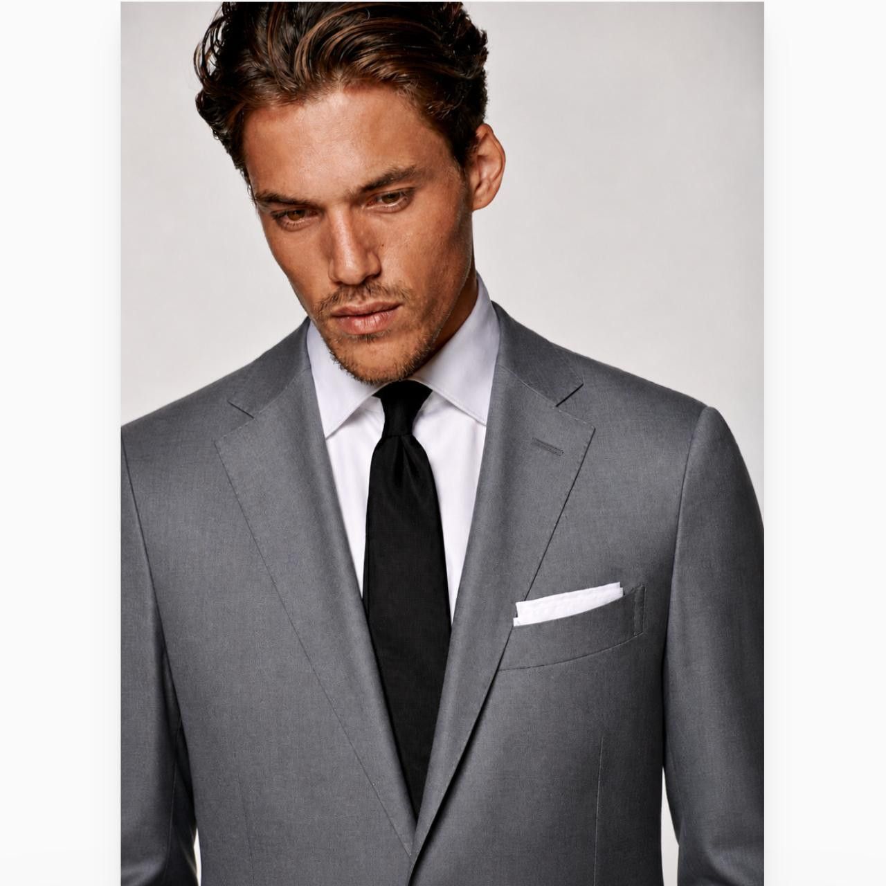 Suitsupply Suitsupply Sienna slim Guabello 130s grey wool jacket 40R Size 40R - 1 Thumbnail