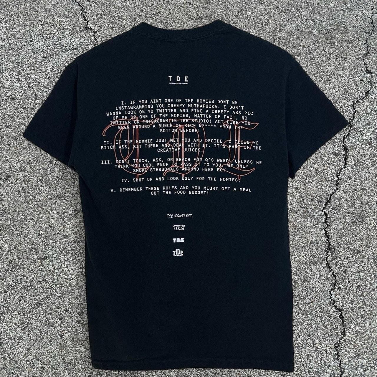 Other TDE Kendrick Lamar Shirt Mens Small Black Size US S / EU 44-46 / 1 - 2 Thumbnail