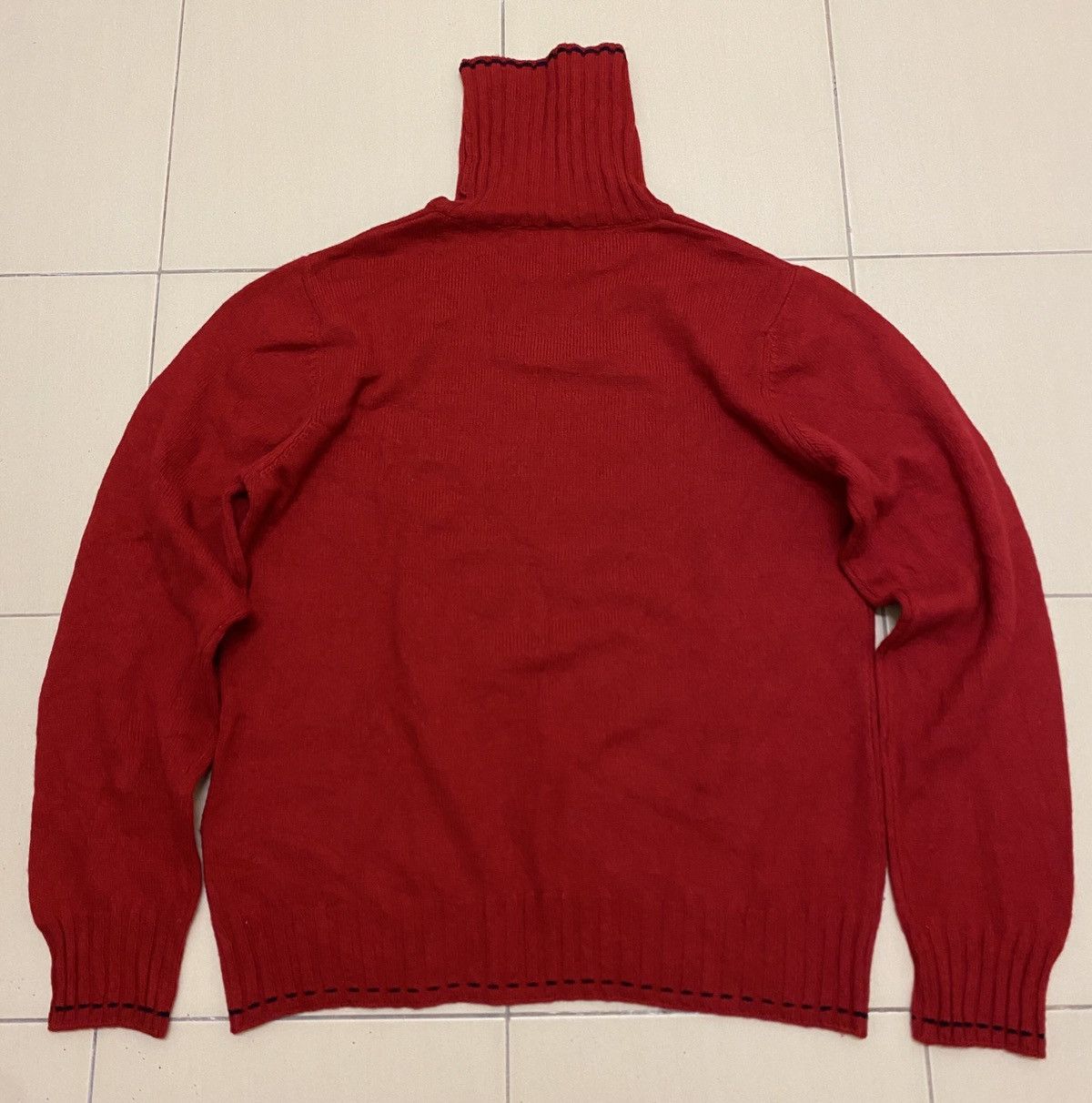 Moschino Moschino Jeans Turtle Neck Wool Sweater Size US M / EU 48-50 / 2 - 6 Thumbnail