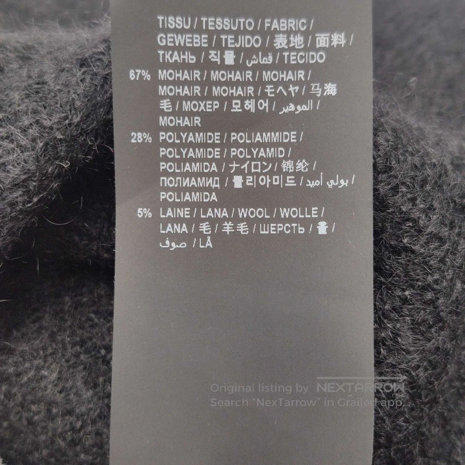Saint Laurent Paris Saint Laurent Wool Mohair Color Block Turtleneck Sweater M. Size US M / EU 48-50 / 2 - 9 Thumbnail